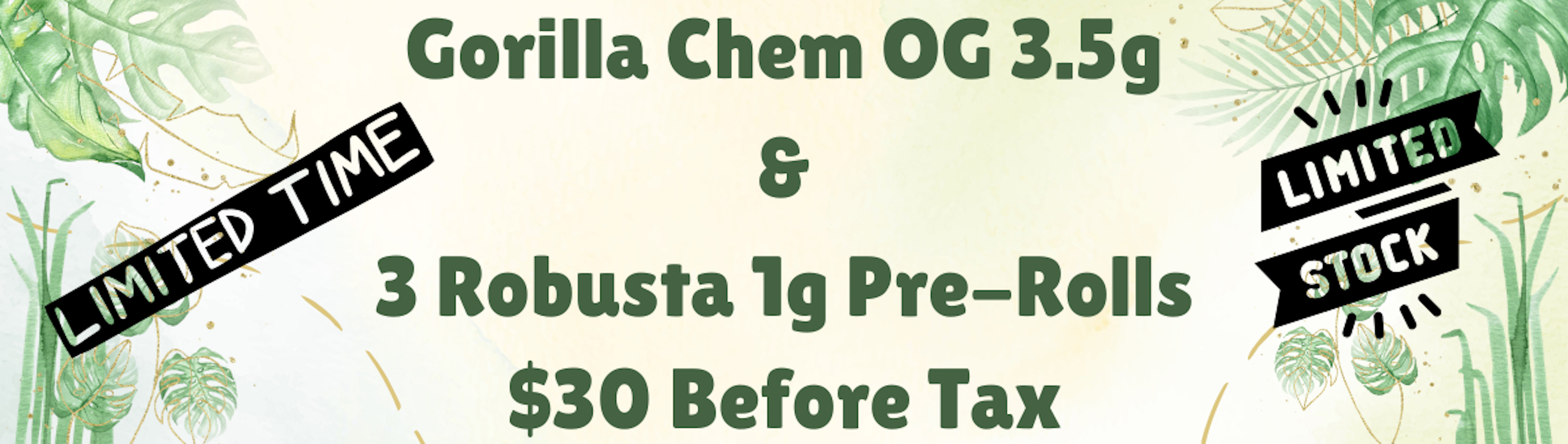 LIMITED 8th and PR OFFER