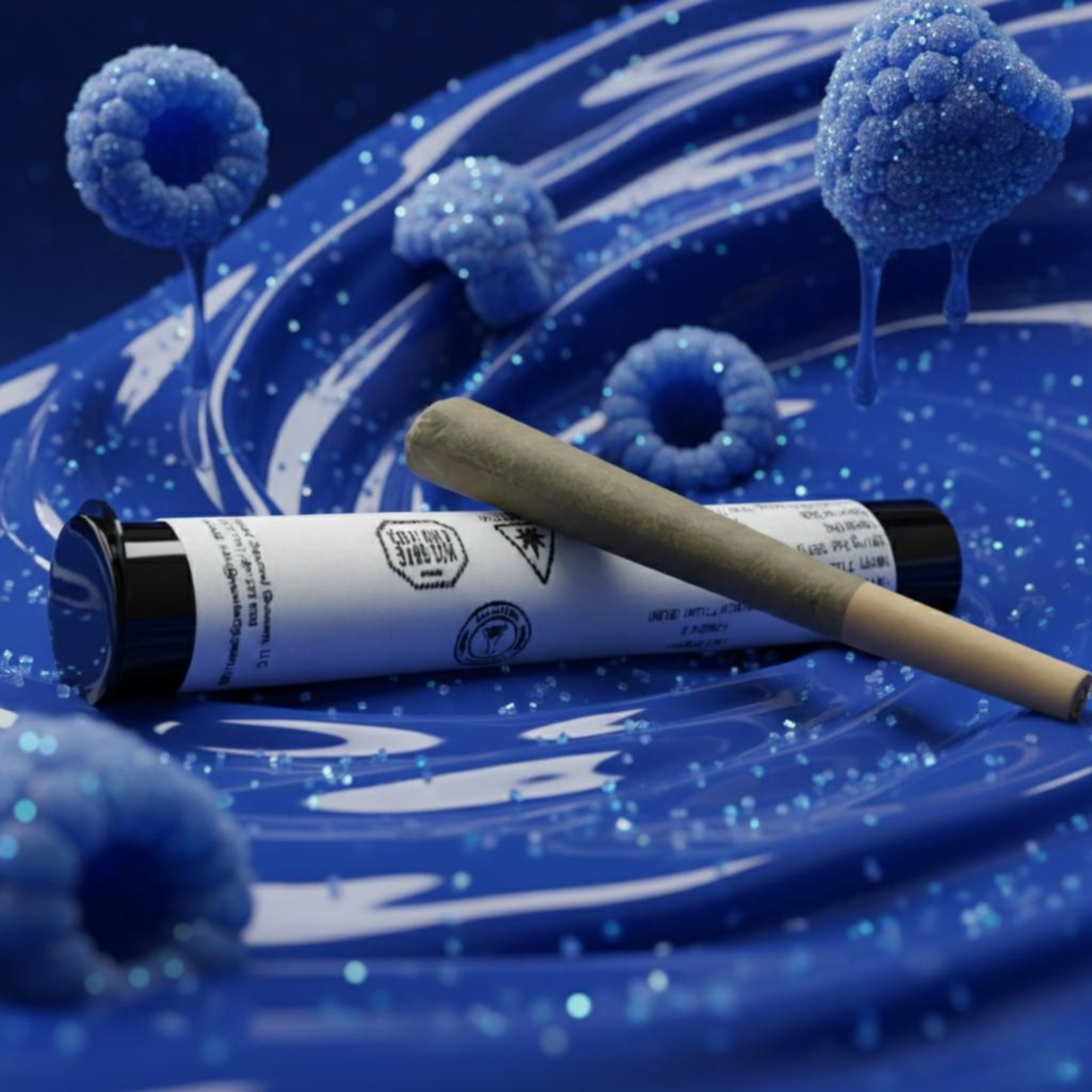 Blue Razz (H) | Twisted | Infused 1g Pre-Roll