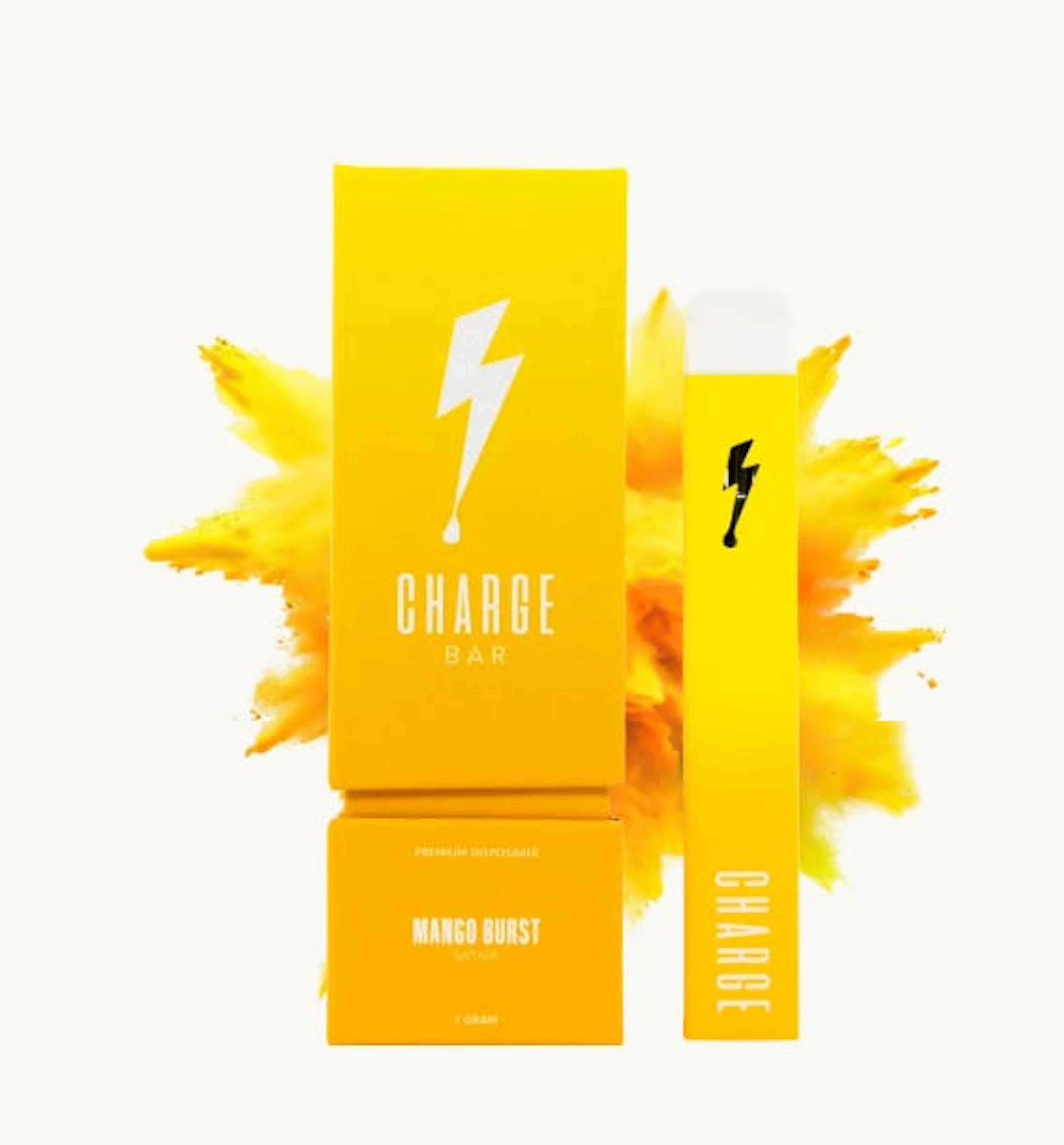 Mango Burst (S) | Charge Bar | 1g Disposable Cartridge