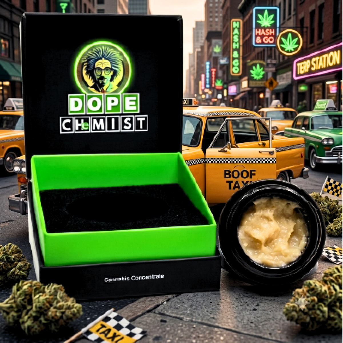 Boof Taxi (H) | Dope Chemist | 1g Live Hash Rosin