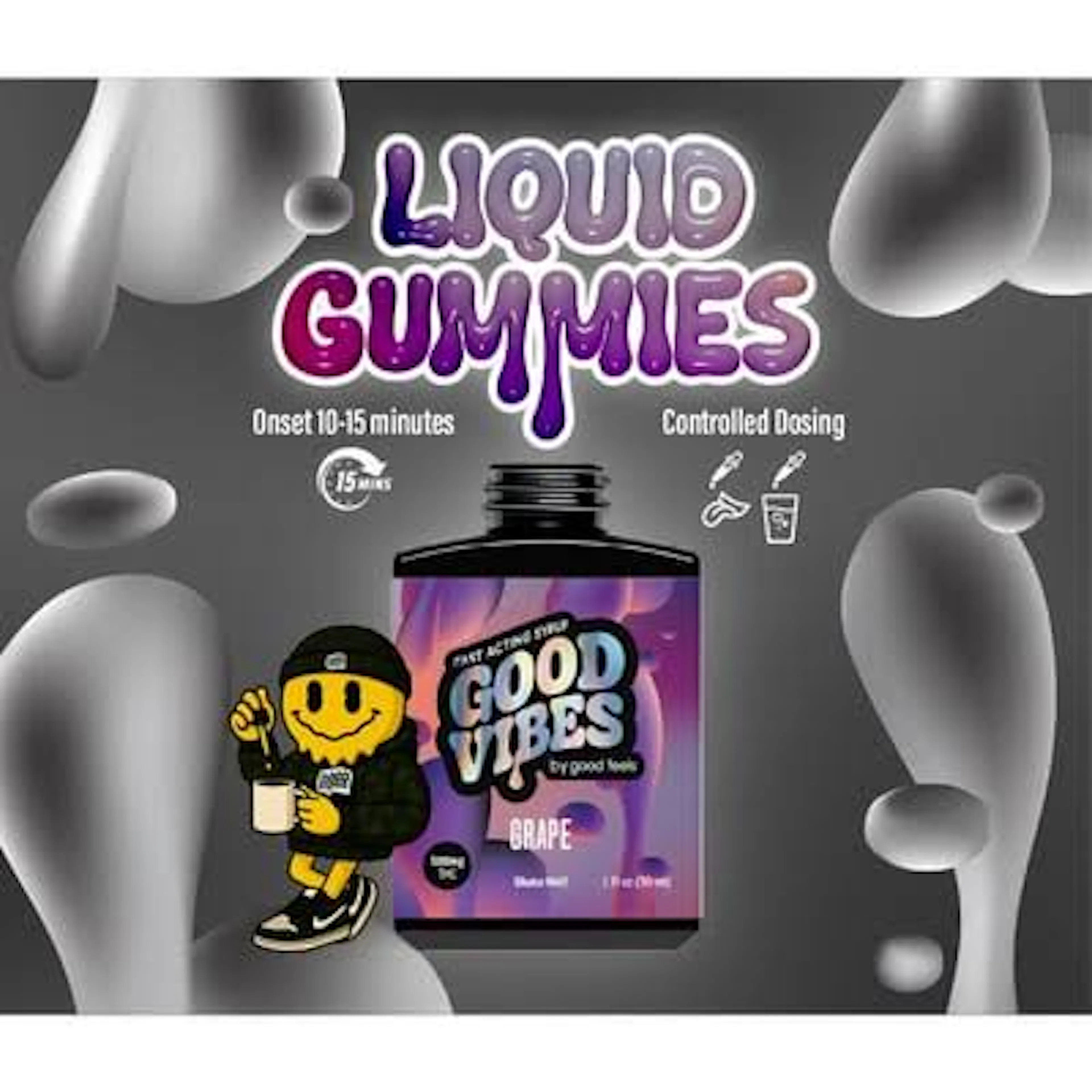 Grape | Good Vibes | 500MG THC