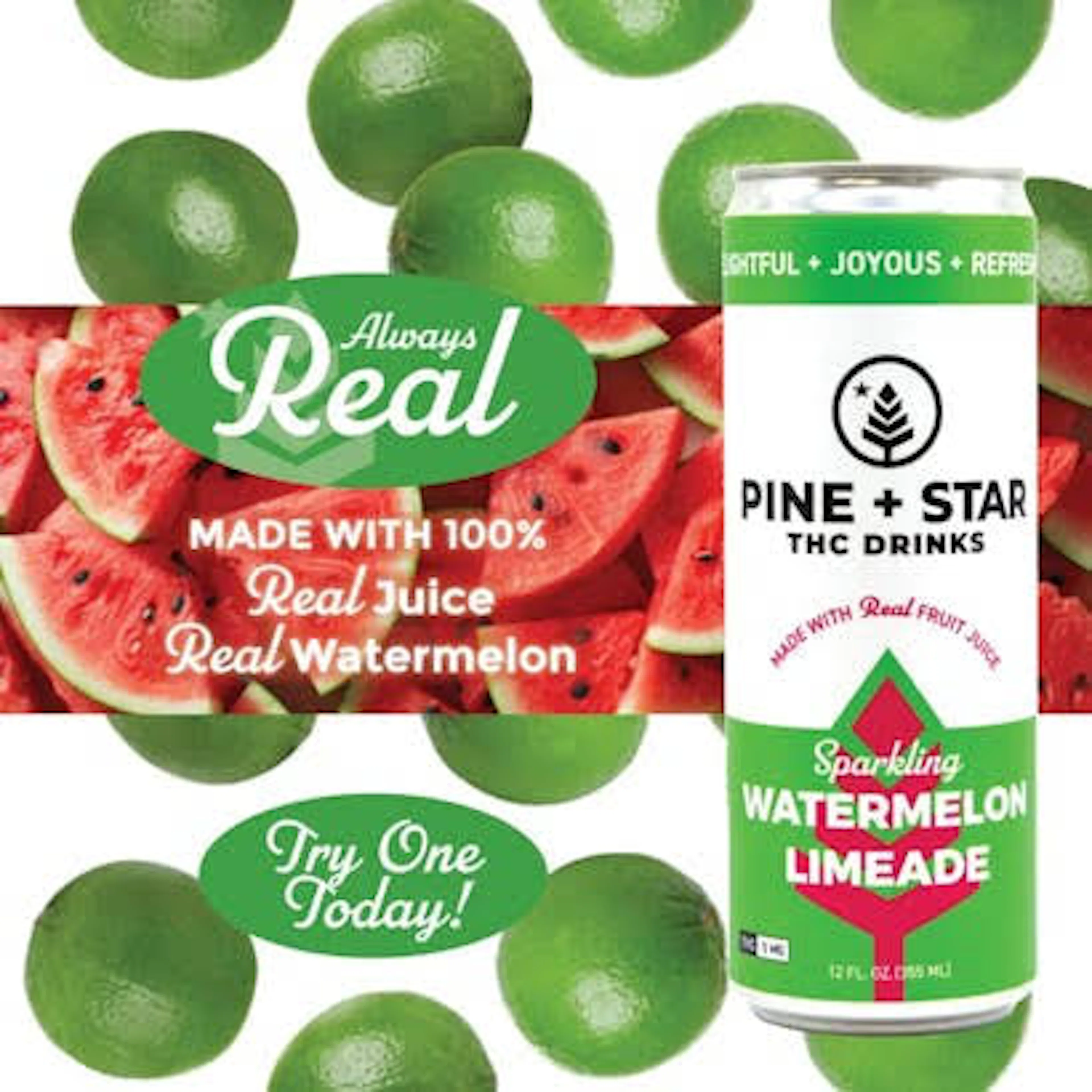 Watermelon Limeade | Pine + Star | 5mg