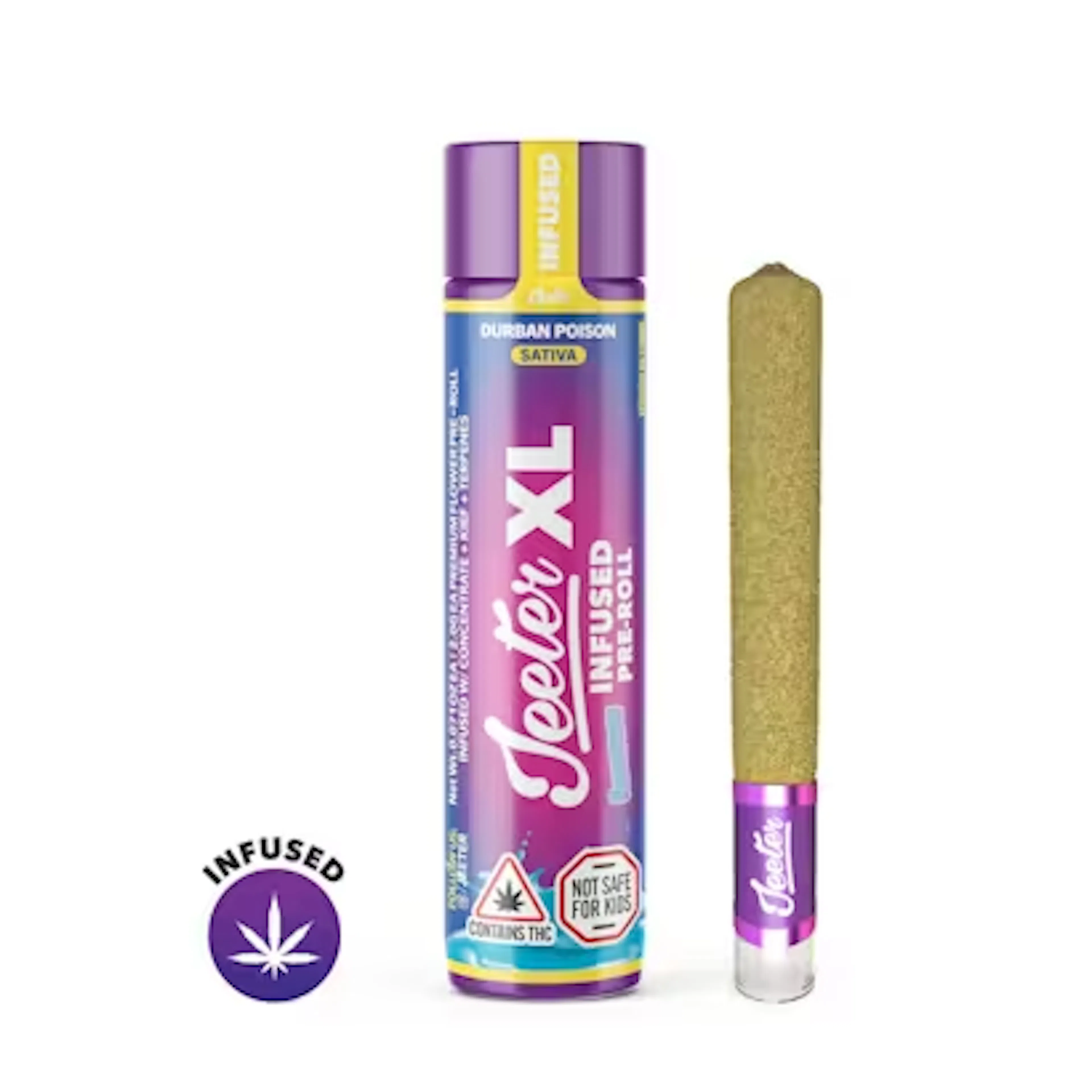 Durban Poison (S) | Jeeter XL | 2g Infused Pre-Roll