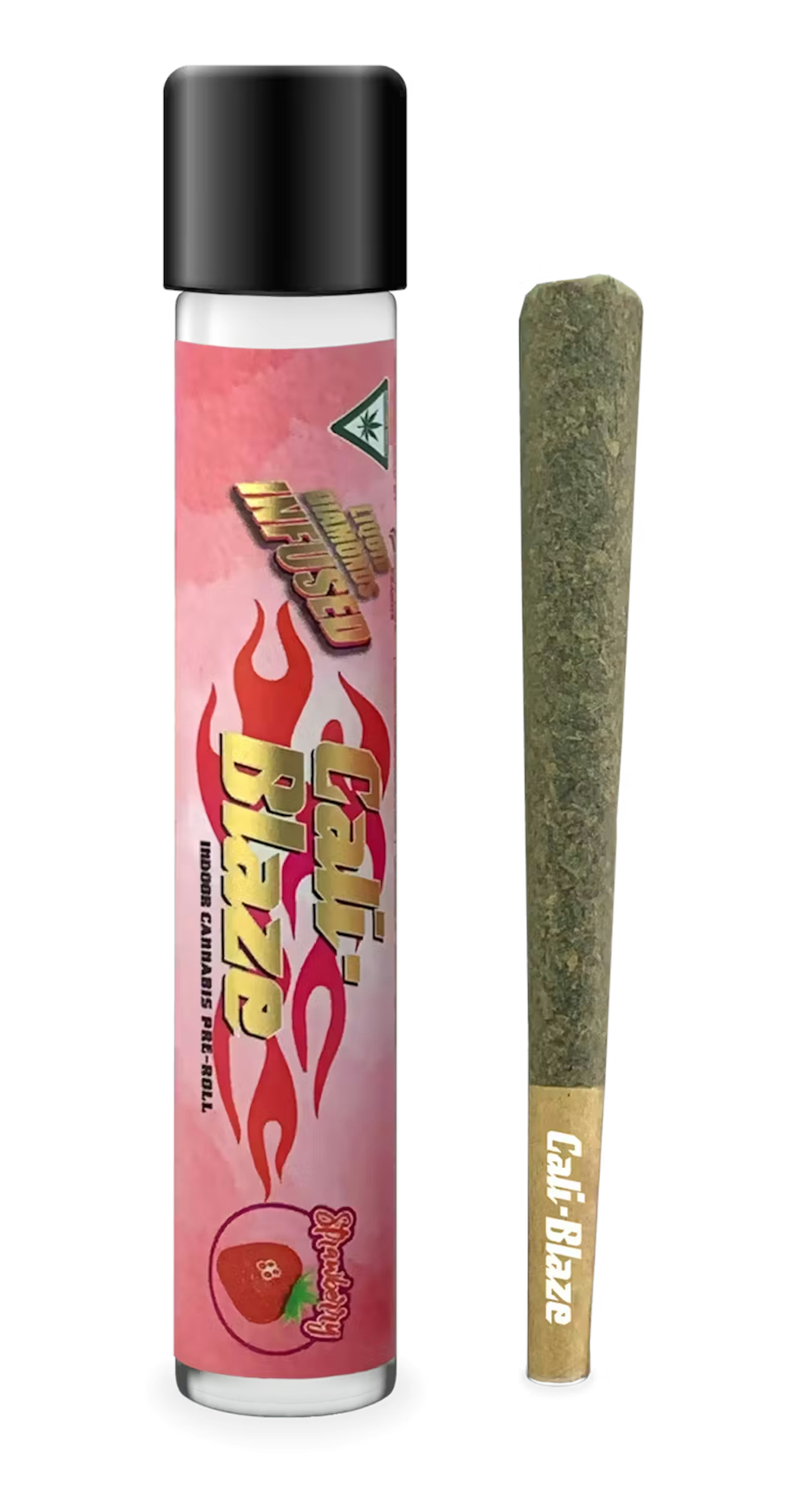 Strawberry (S) | Cali-Blaze Liquid Diamonds | 1.2g Infused Pre-Roll