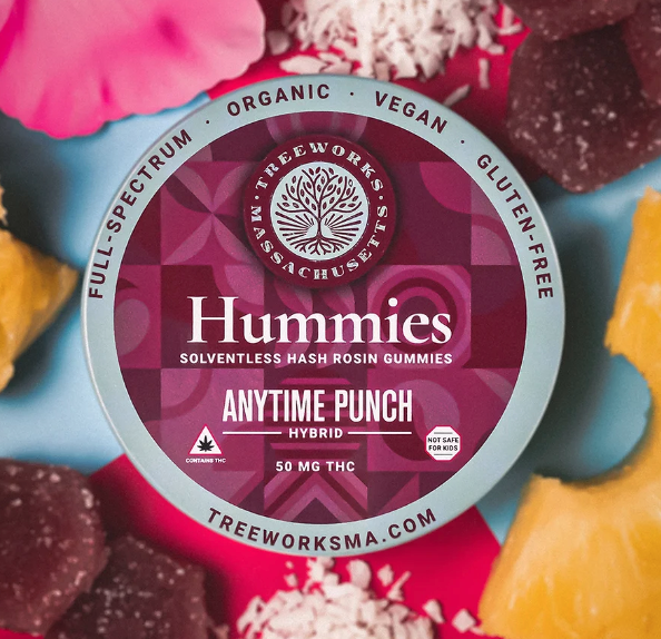 Anytime Punch Hash Rosin Hummies (H) | Treeworks | 100mg 20pk Gummies