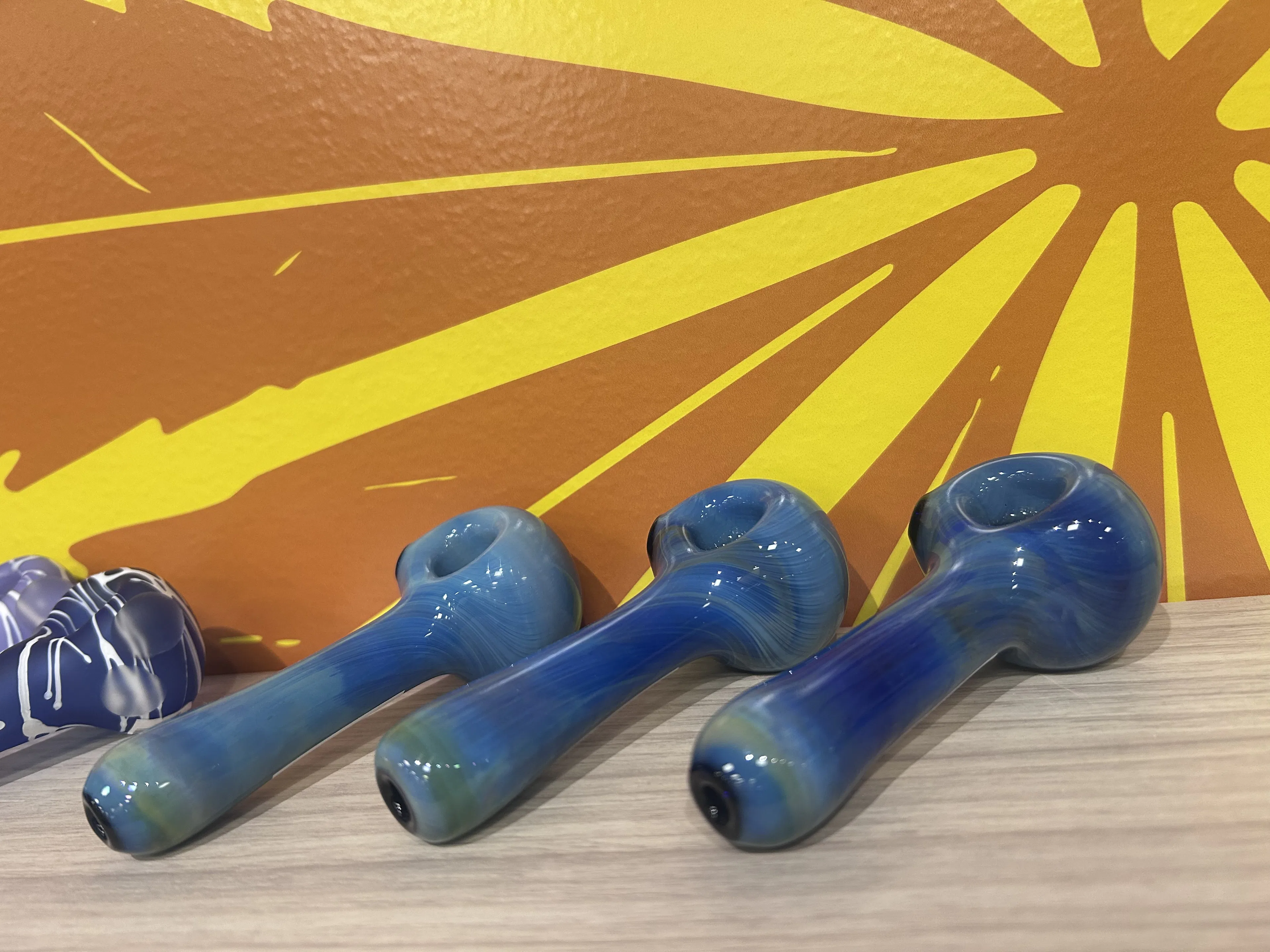 Fume on Cobalt Pipe