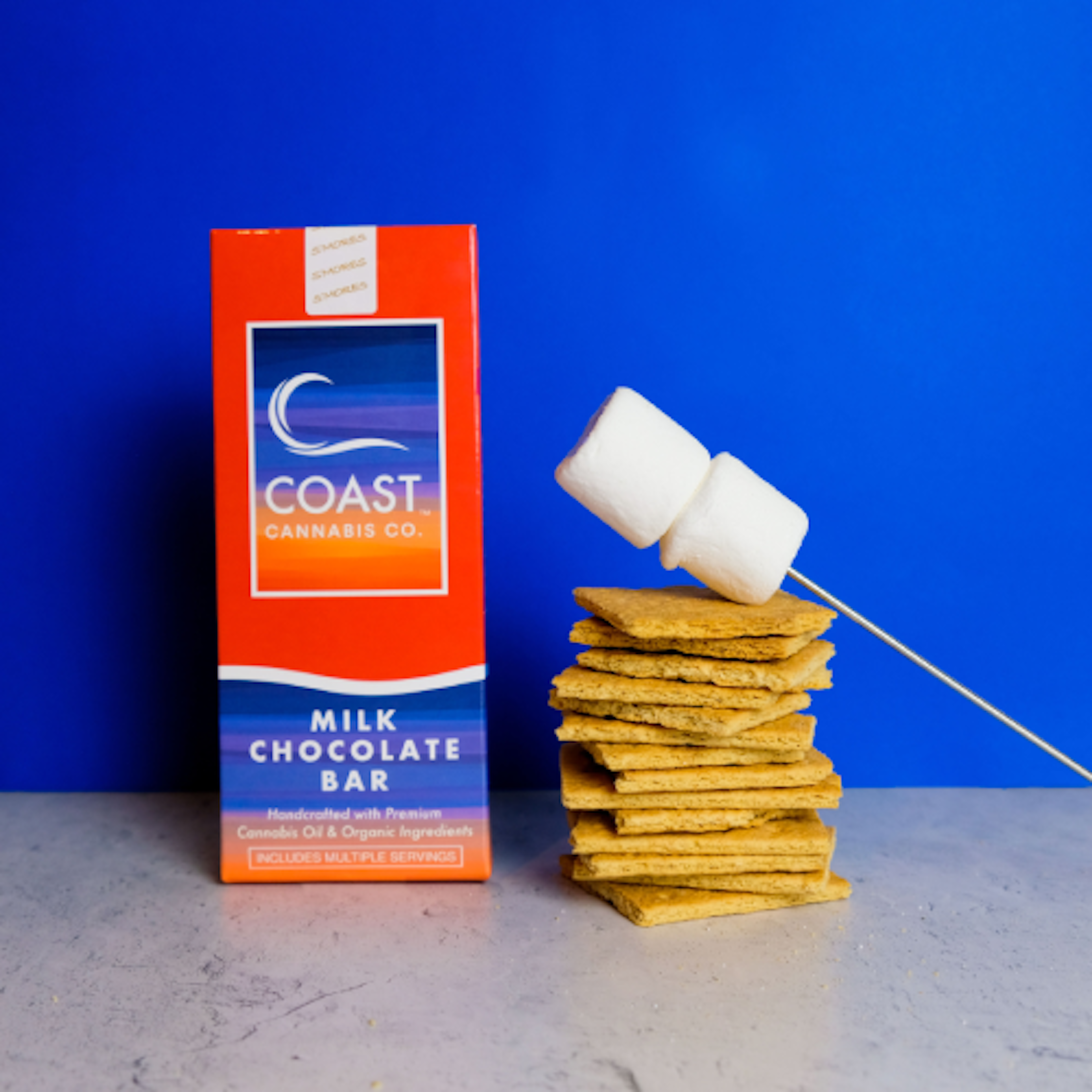 Milk Chocolate Bar | Coast | 100mg Chocolate Bar - 108.8mg