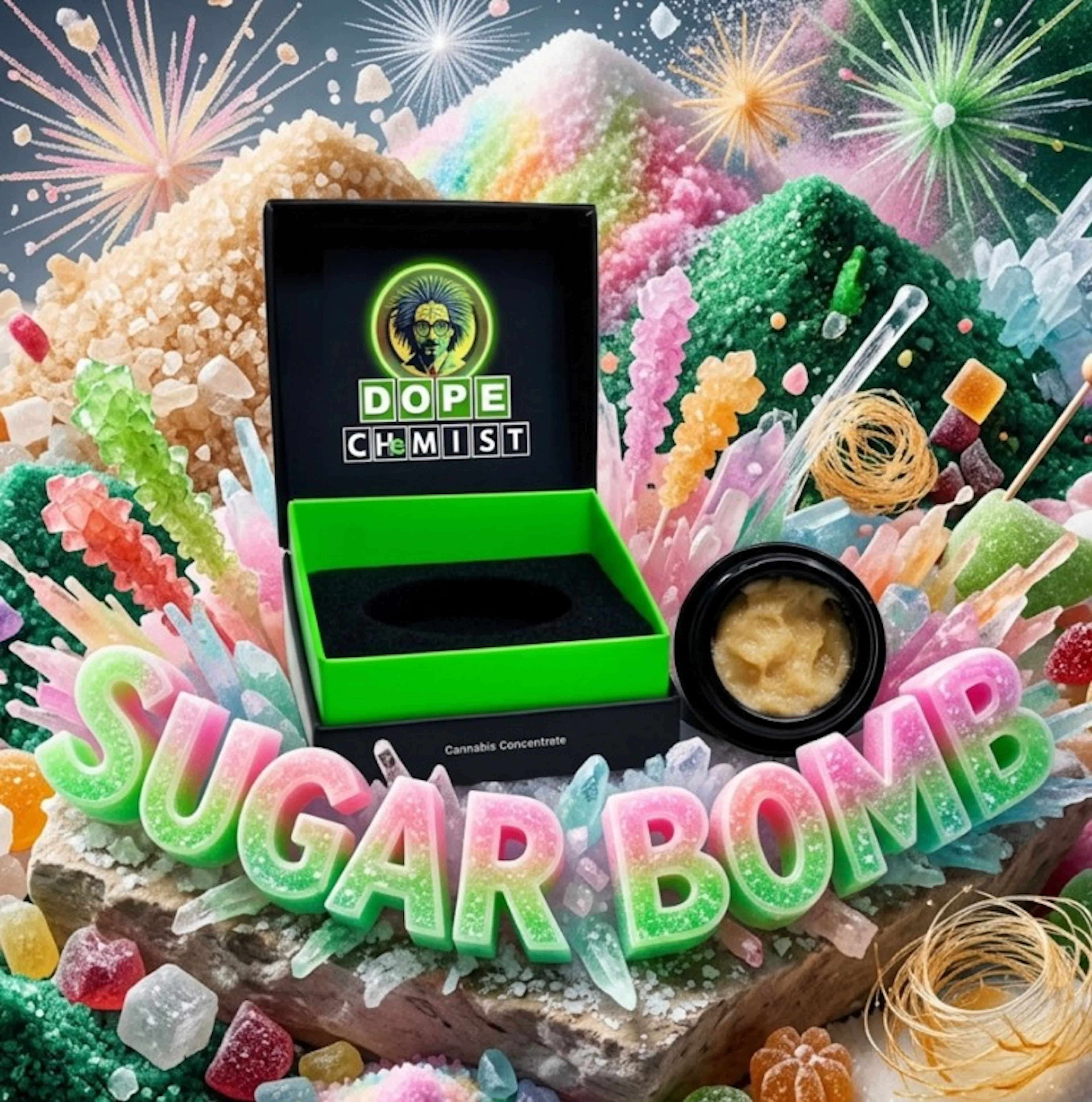 Sugar Bomb (H) | Dope Chemist | 1g Live Hash Rosin