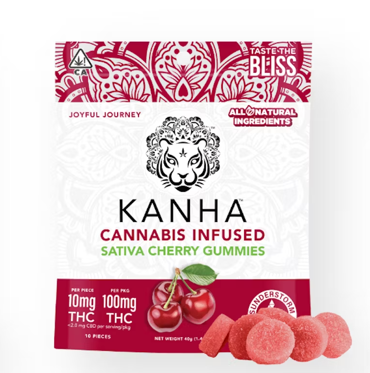 Cherry (S) | Kanha | 100mg 20pk Gummies 