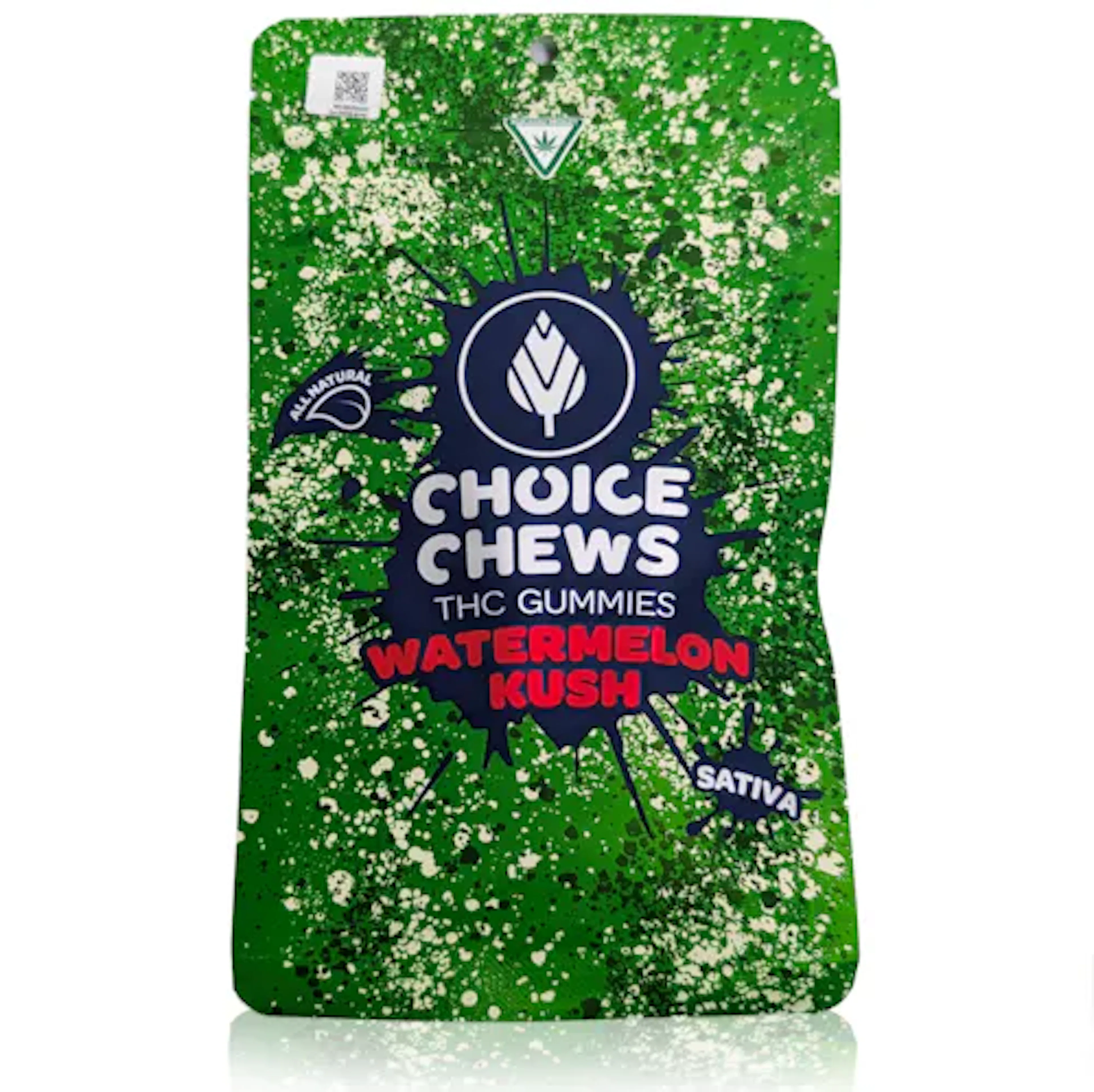 Watermelon Kush (S) | Choice Chews | 100mg 20pk Gummies