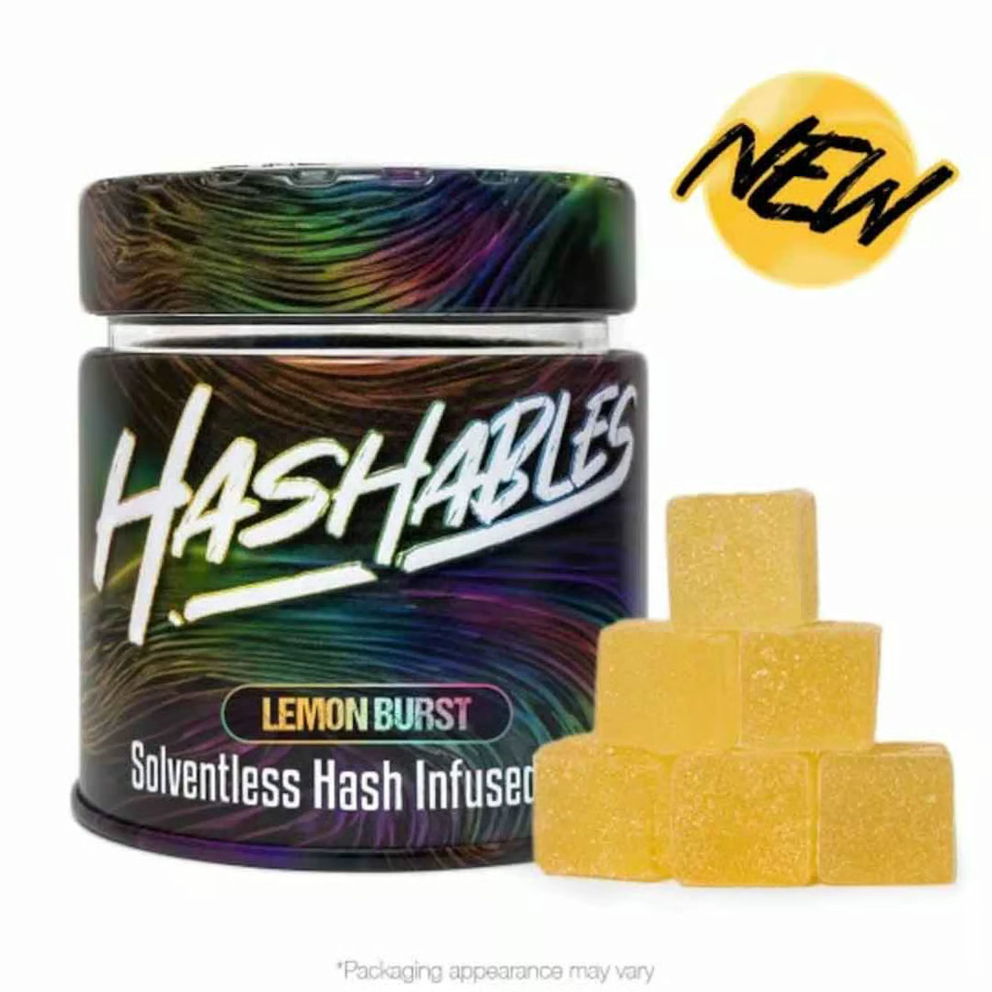 2pk Lemon Burst | Hashables | 20mg Hash Rosin Gummies