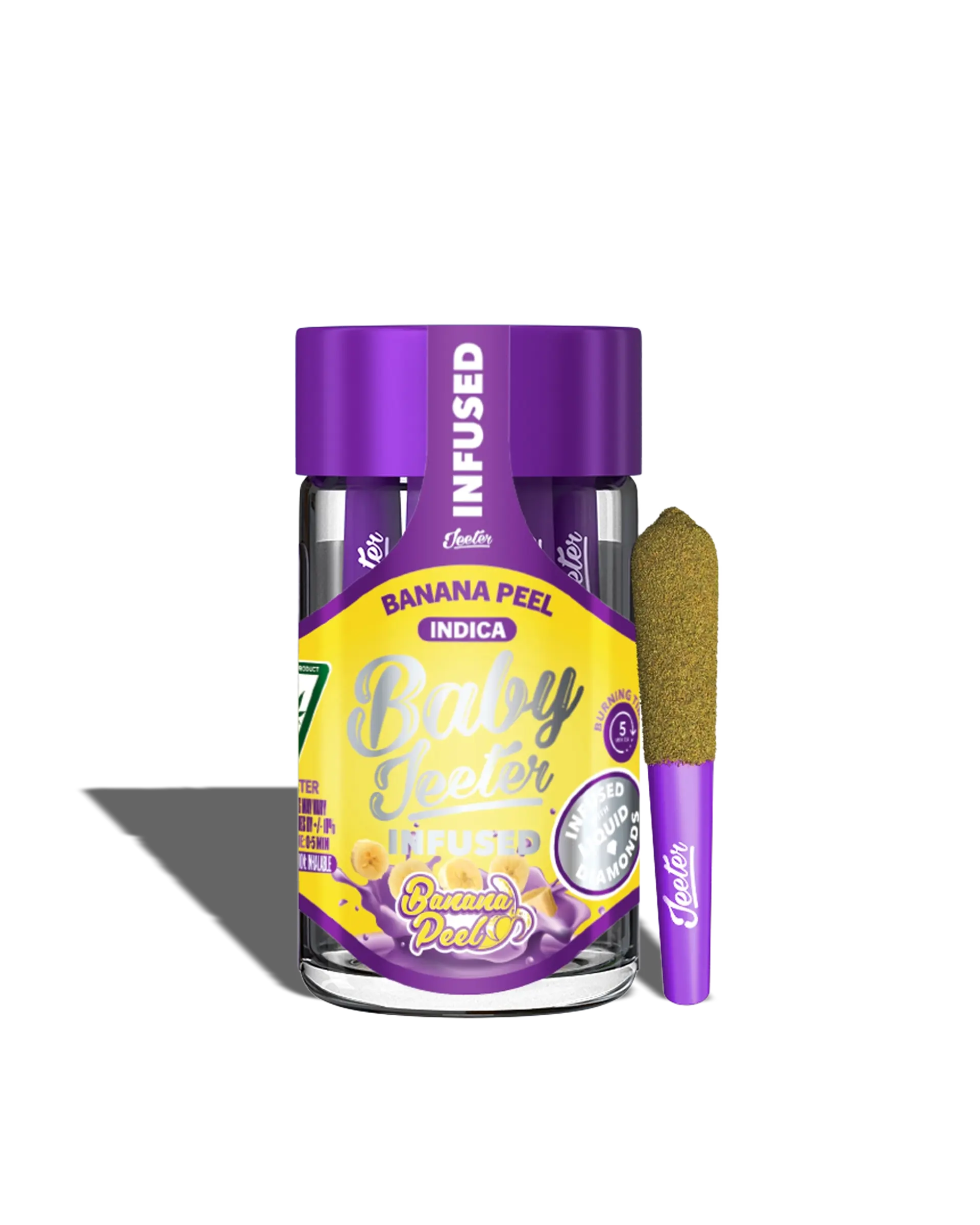 Banana Peel (I) | Baby Jeeter | 2.5g 5pk Infused Pre-Rolls