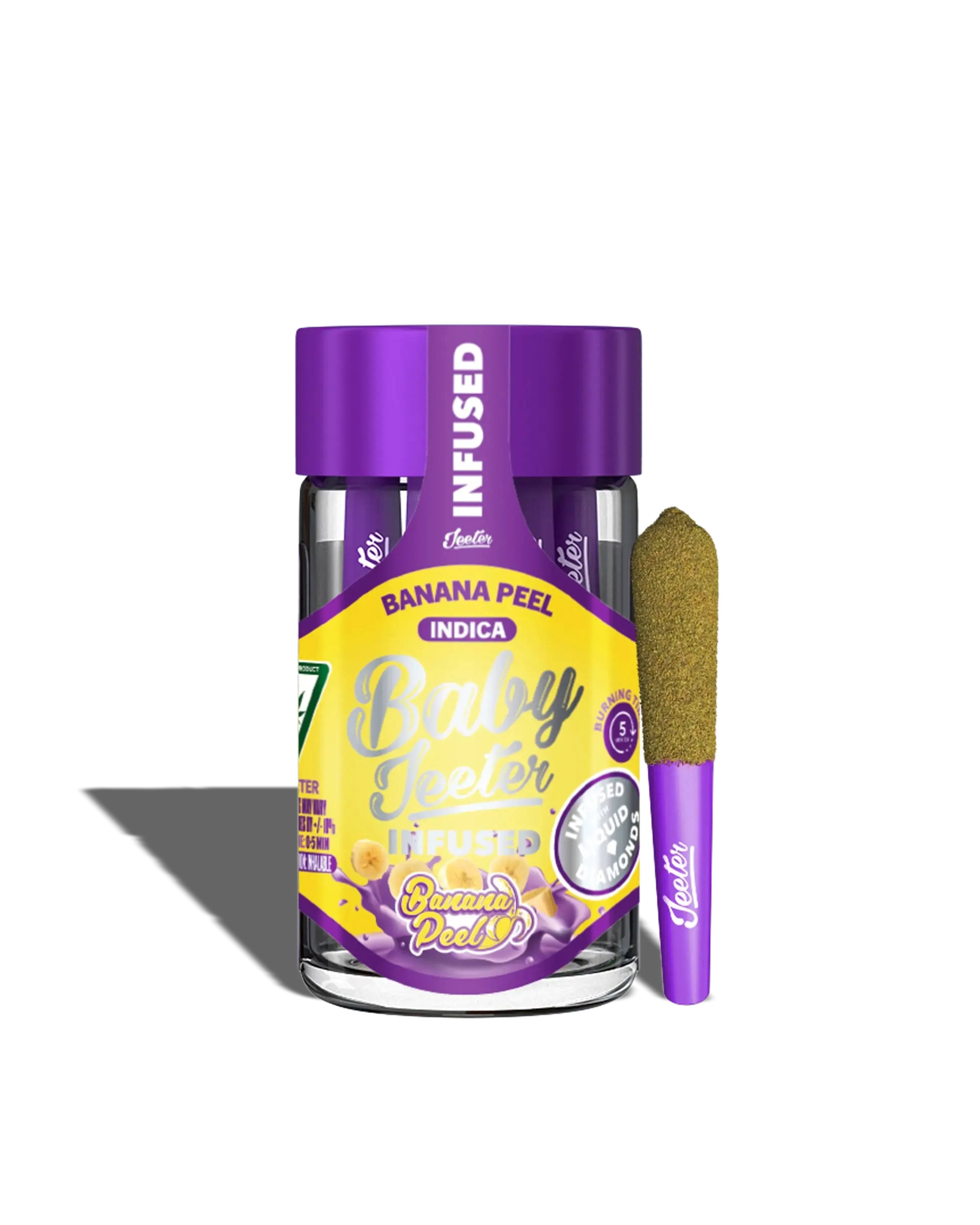 Banana Peel (I) | Baby Jeeter | 2.5g 5pk Infused Pre-Rolls