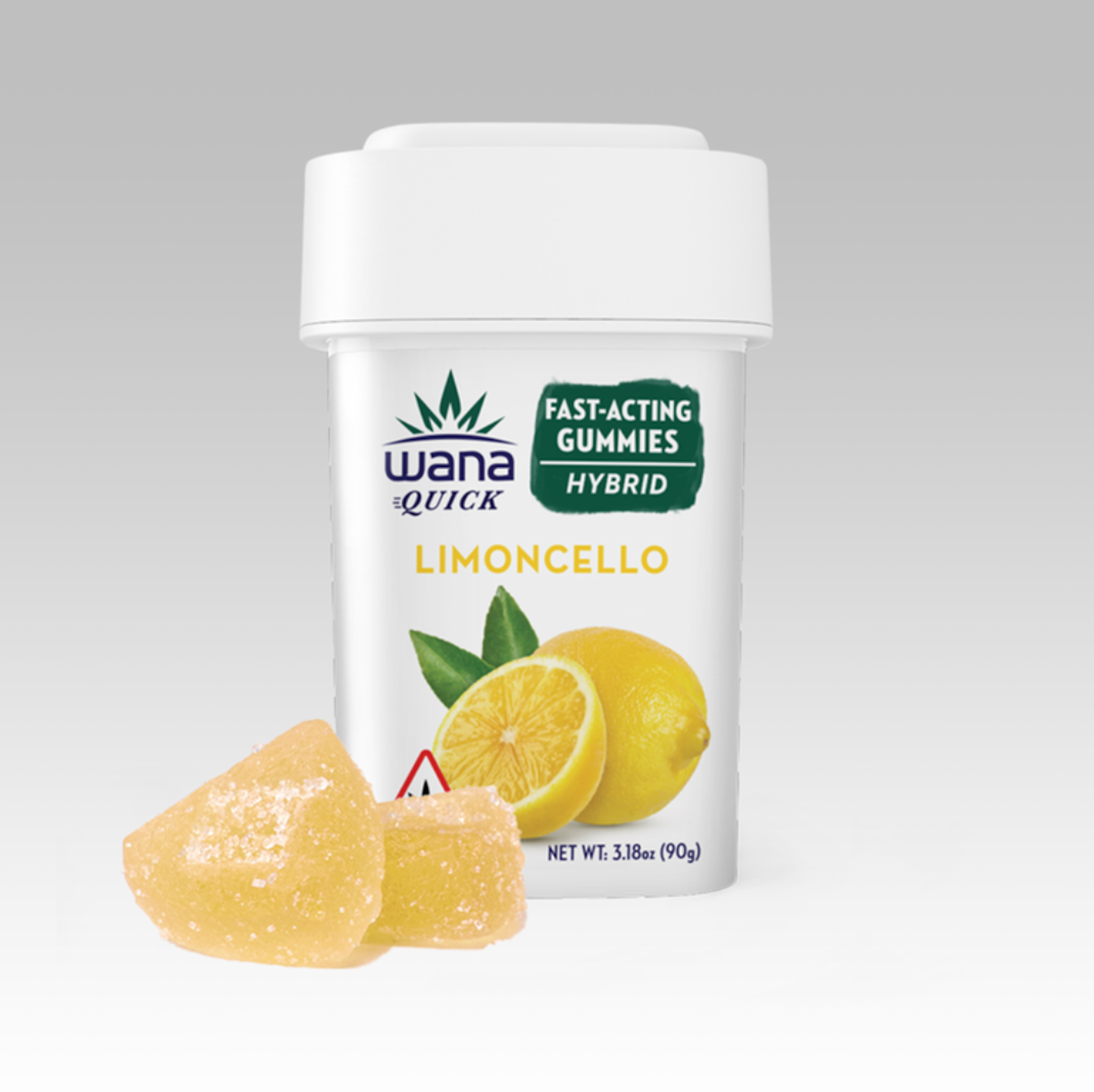 Limoncello Fast Acting (H) | Wana | 100mg Gummies - 100mg