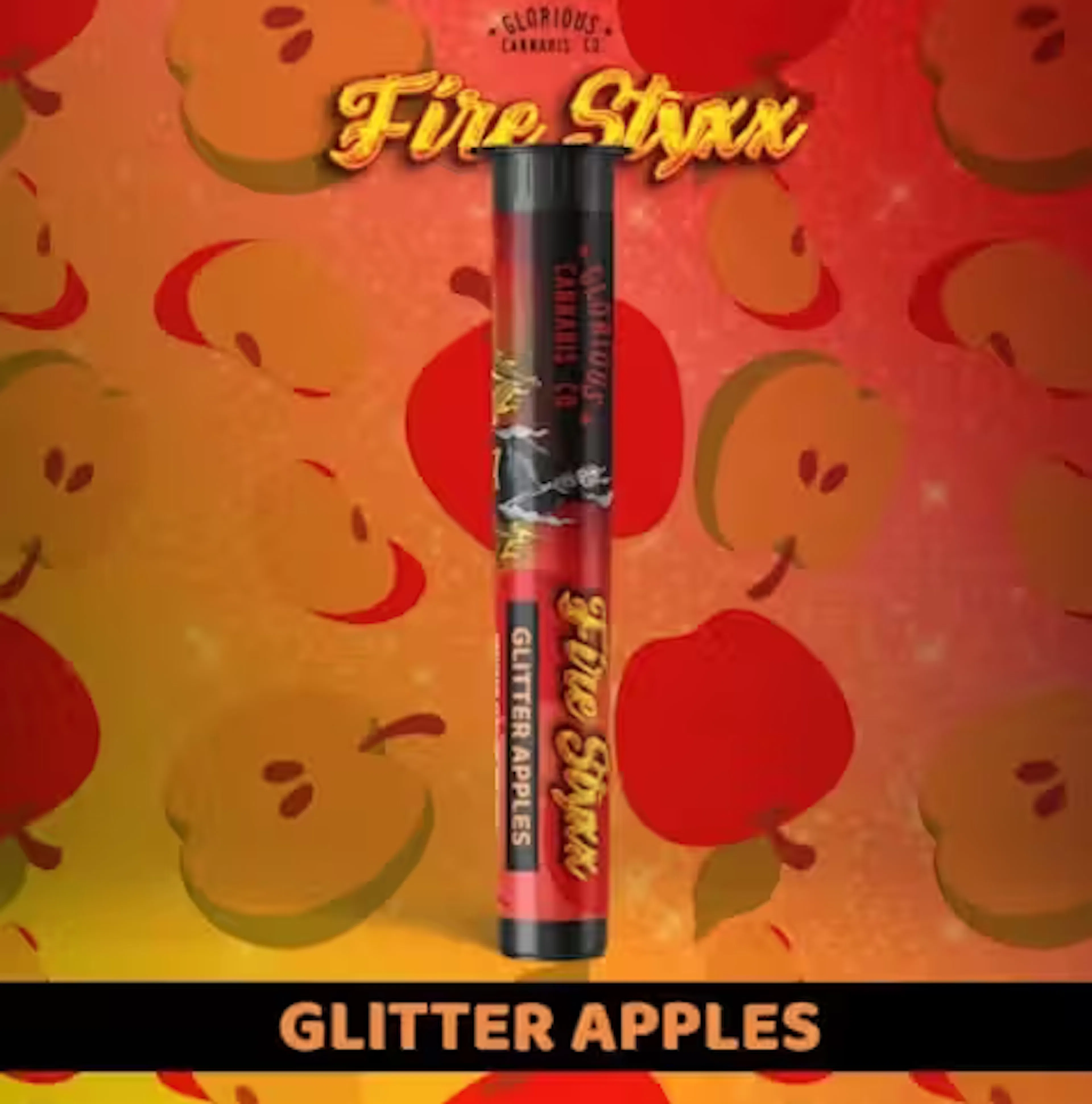 Glitter Apples (H) | Fire Styxx | 1g Infused Pre-Roll