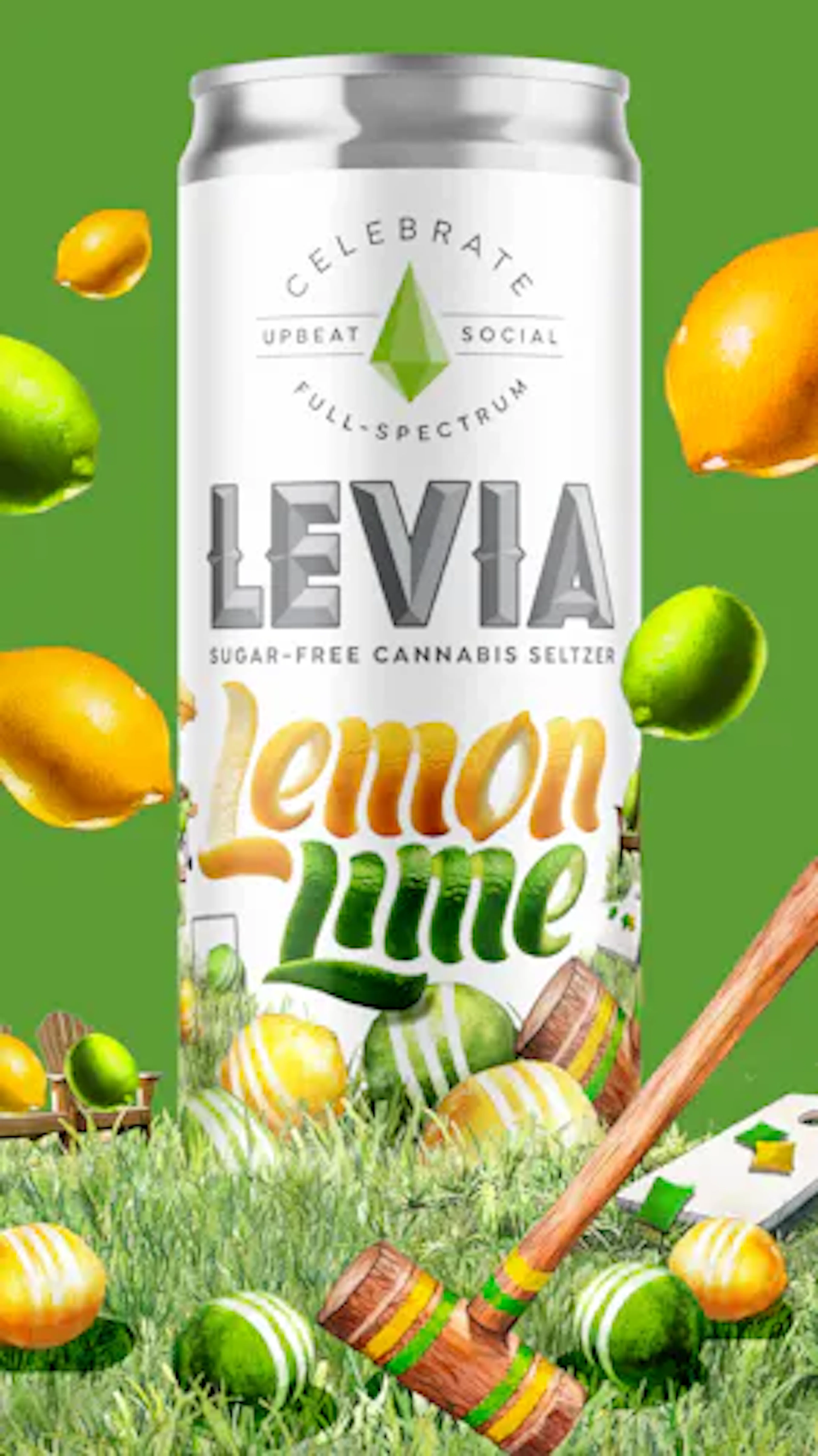 Lemon Lime (H) | Levia | 5mg Seltzer