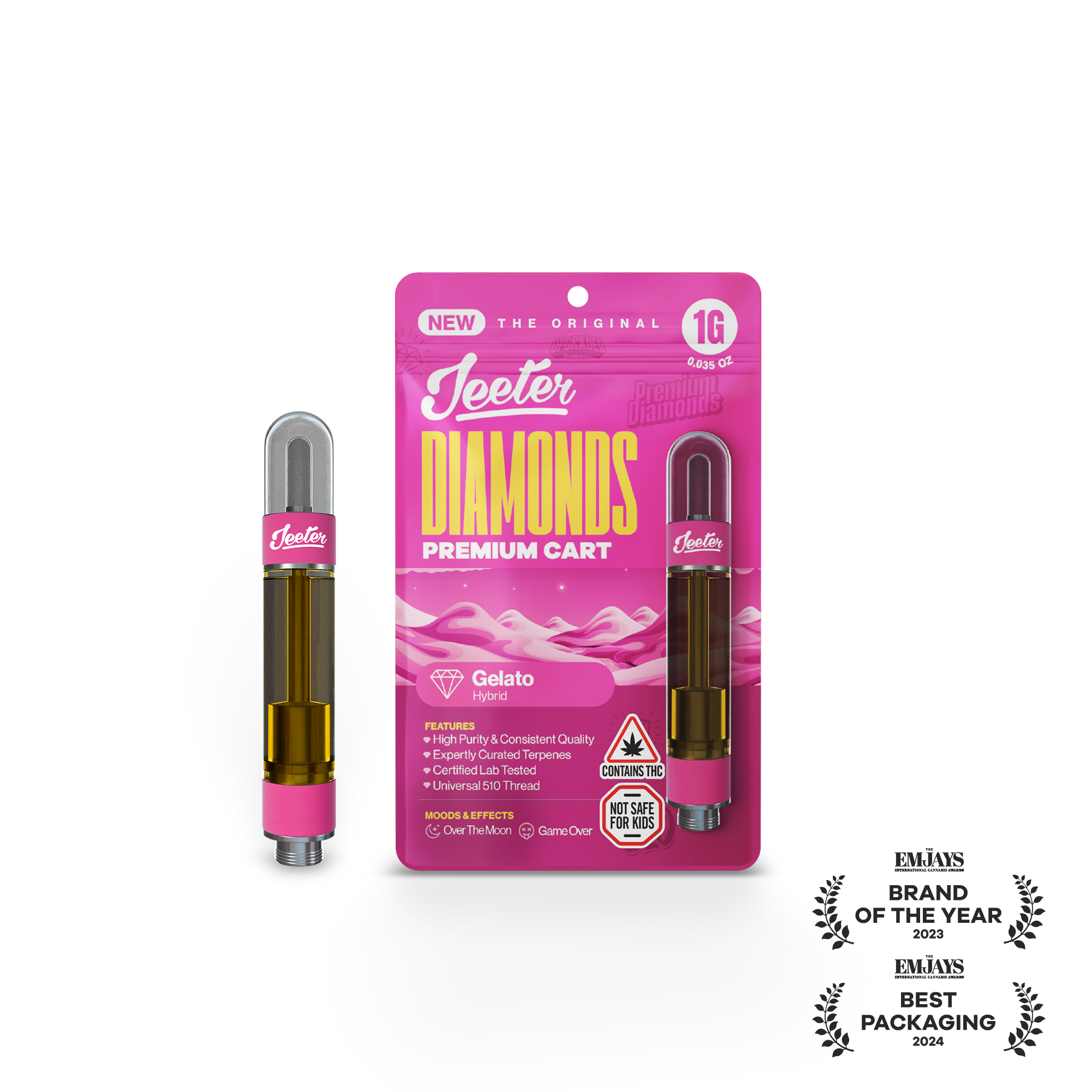 Gelato (H) | Jeeter | 1g 510 Liquid Diamond Cartridge