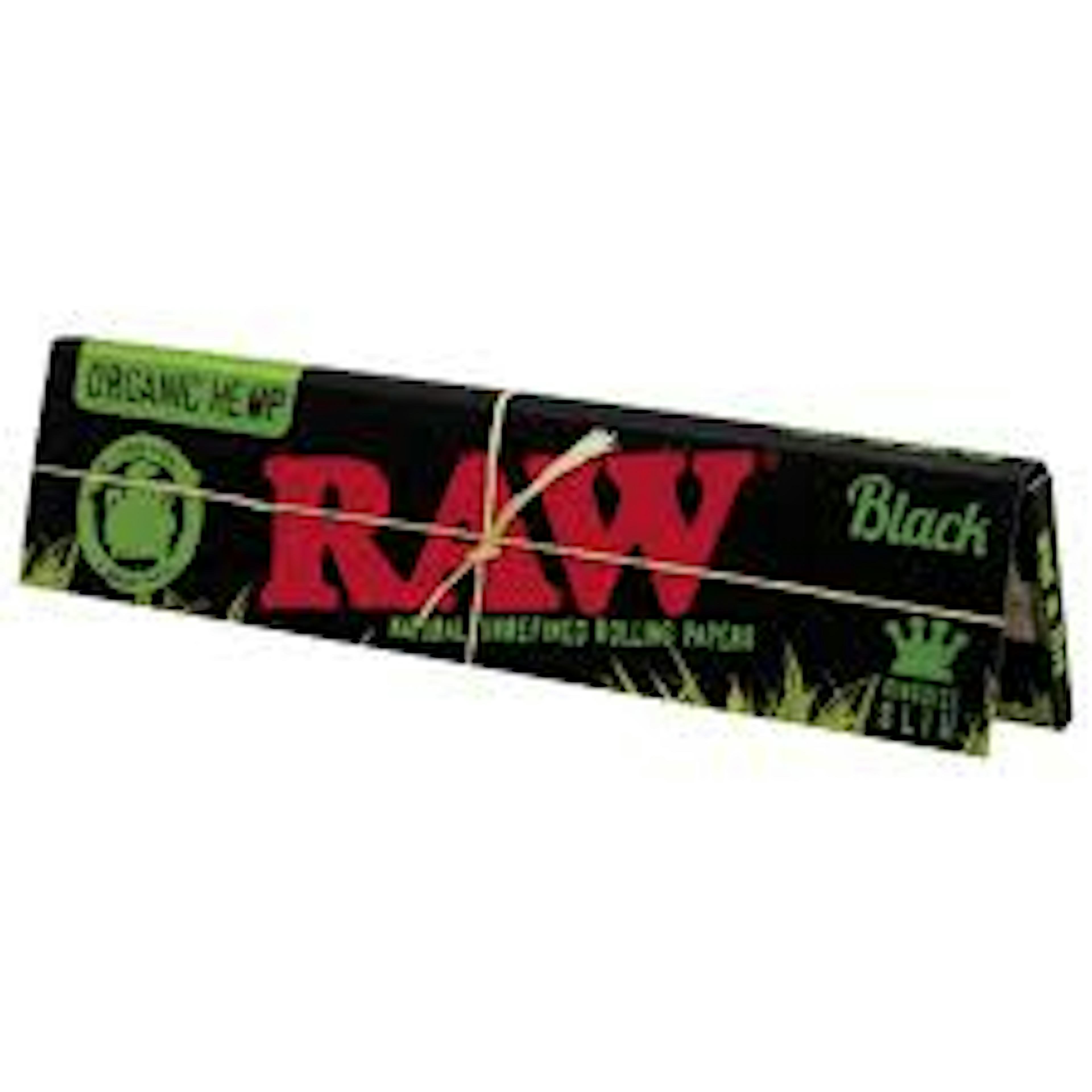 Organic Hemp King Slim Papers - RAW Black