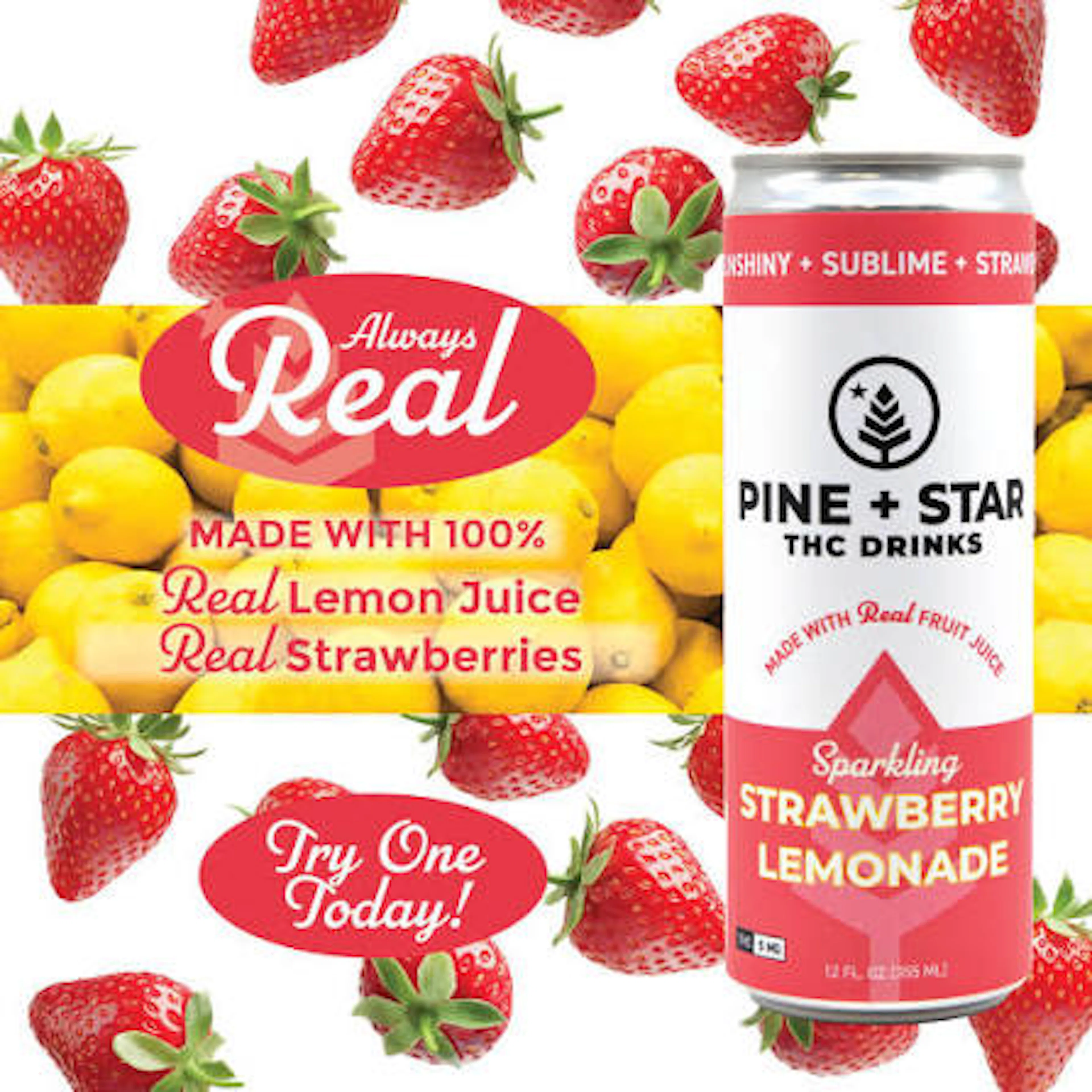 Strawberry Lemonade | Pine + Star | 5mg