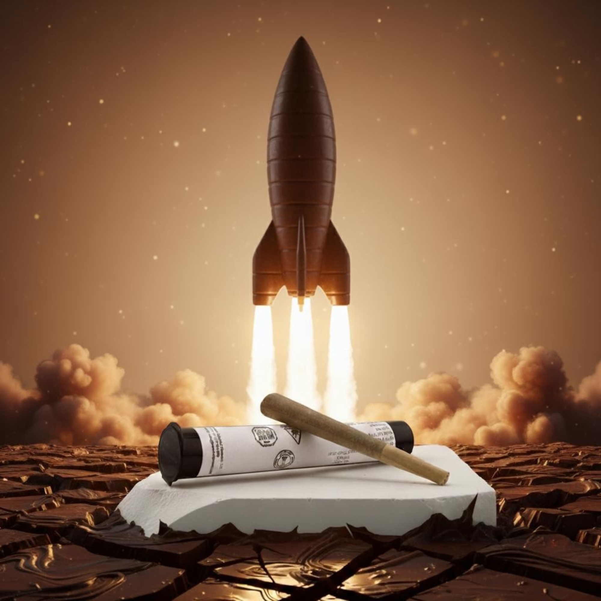 Chocolate Rocket (H) | Twisted | Infused 1g Pre-Roll