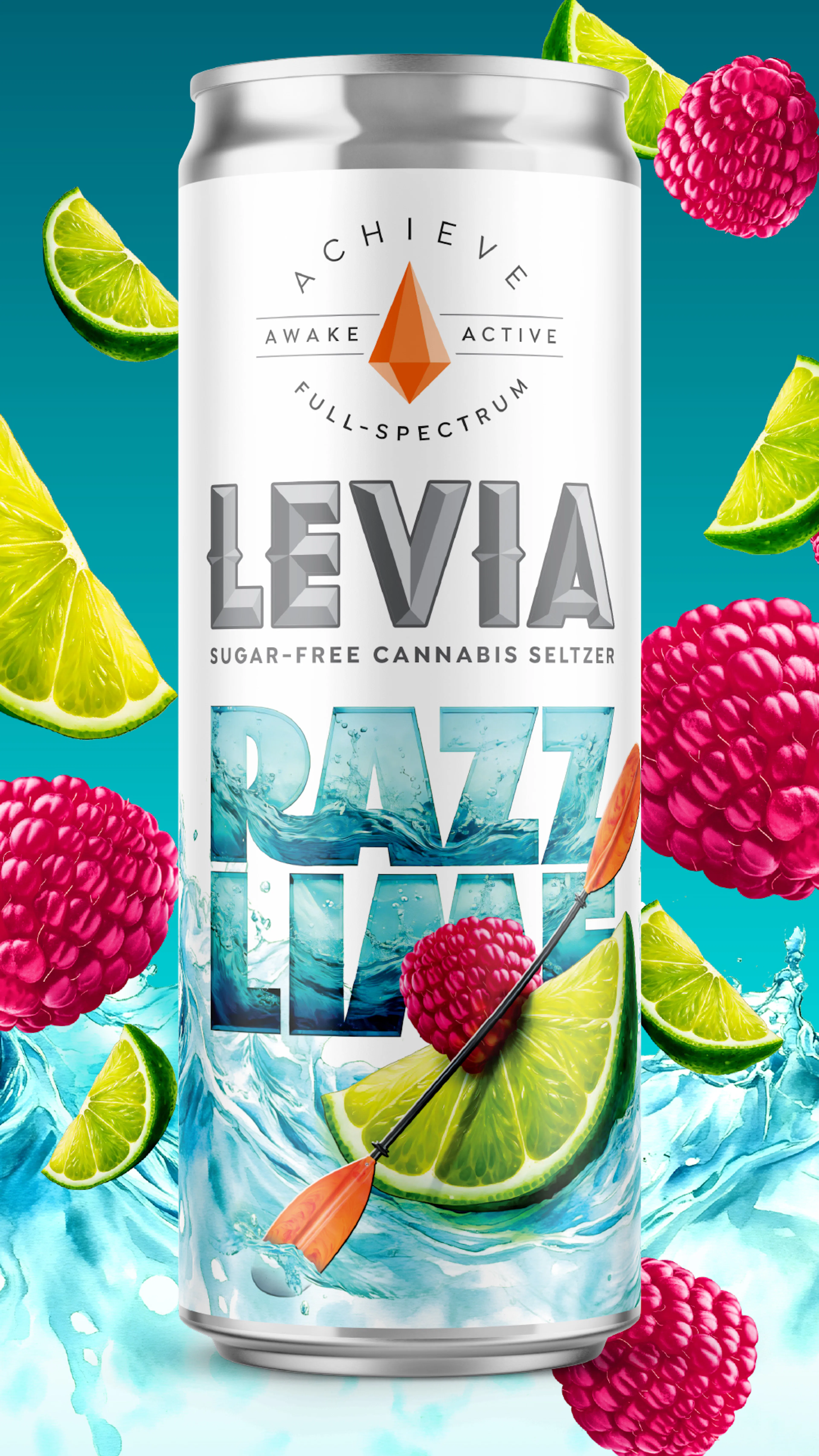 Raspberry Lime (S) | Levia | 5mg Seltzer