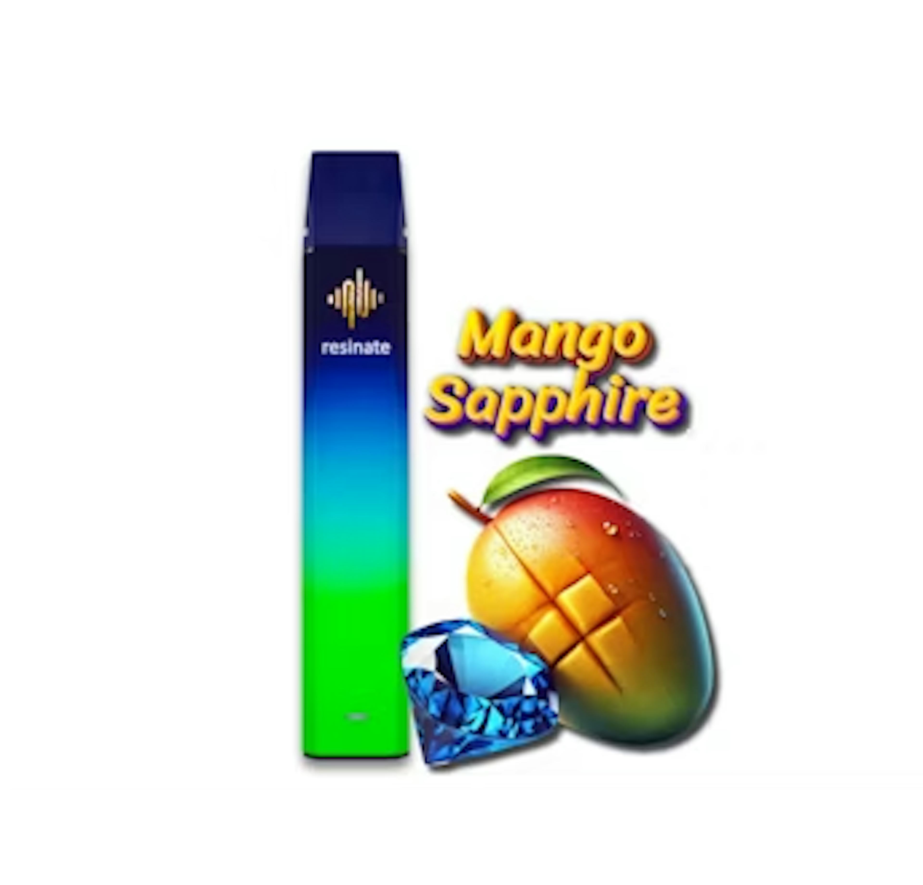 Mango Sapphire (H) | Resinate | 1g Live Resin and Liquid Diamond Disposable Vape