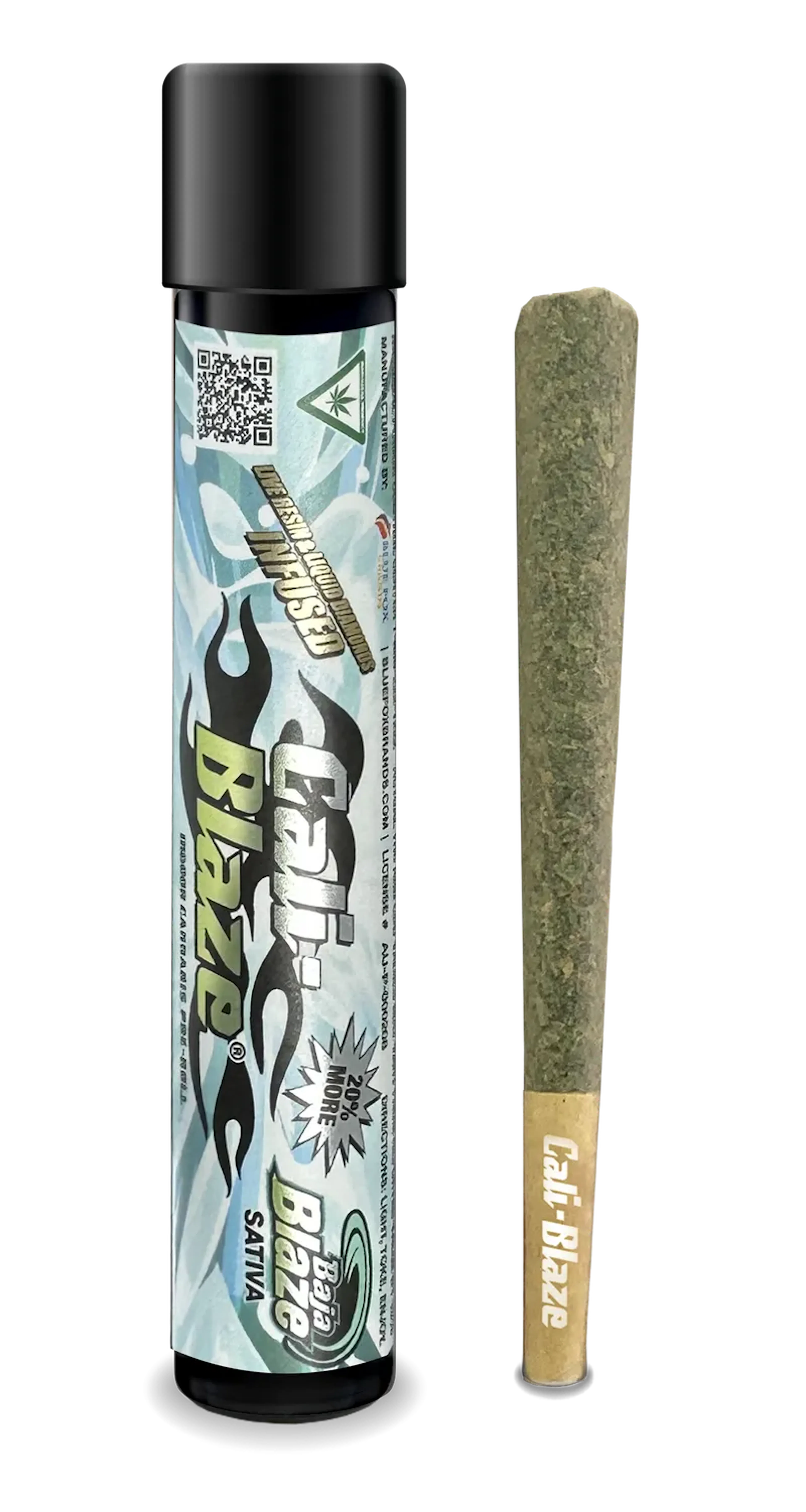 Baja Blaze (S) | Cali-Blaze Liquid Diamonds | 1.2g Infused Pre-Roll