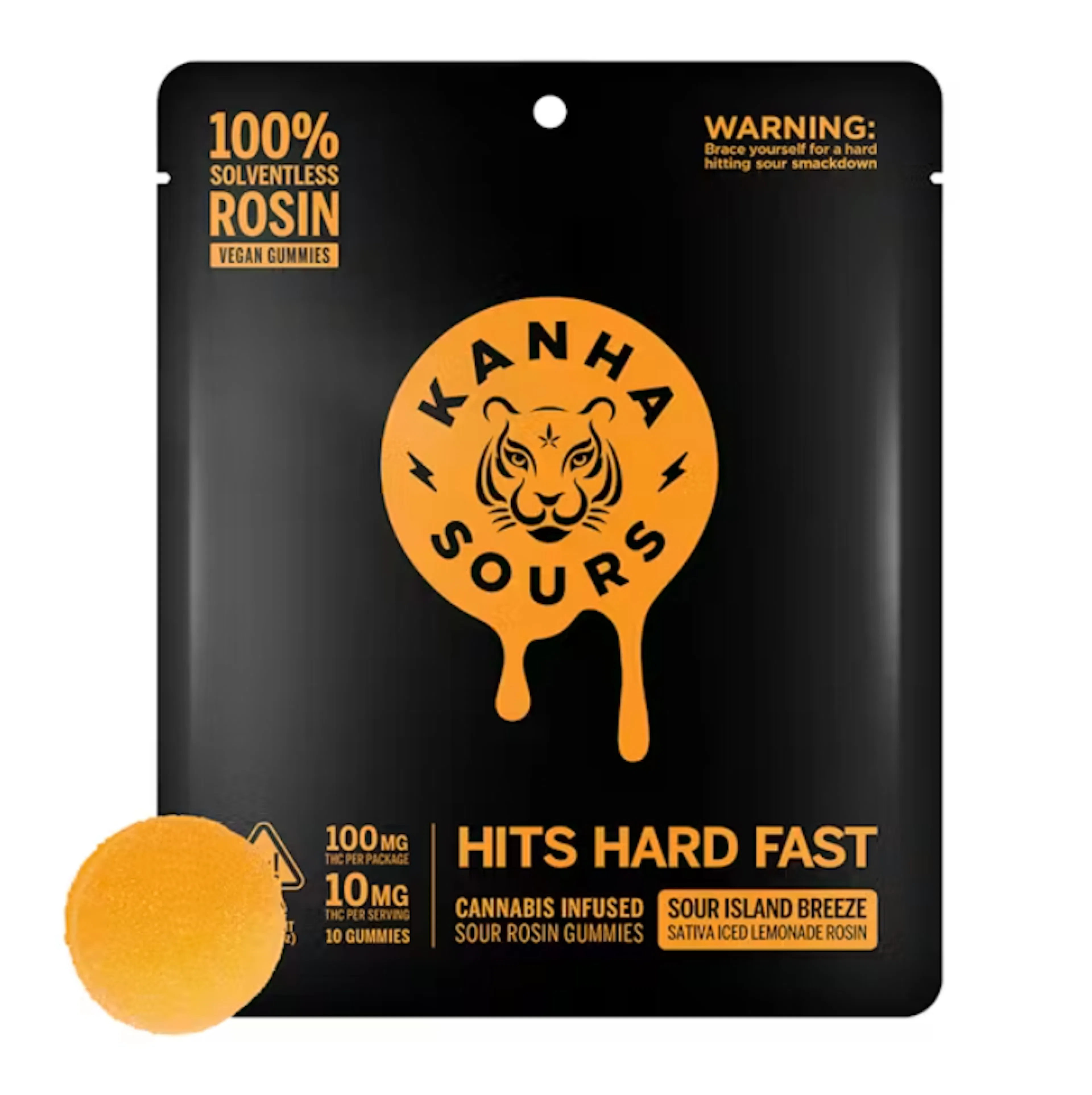 Sour Island Breeze (S) | Kanha | 100mg 20pk Rosin Gummies