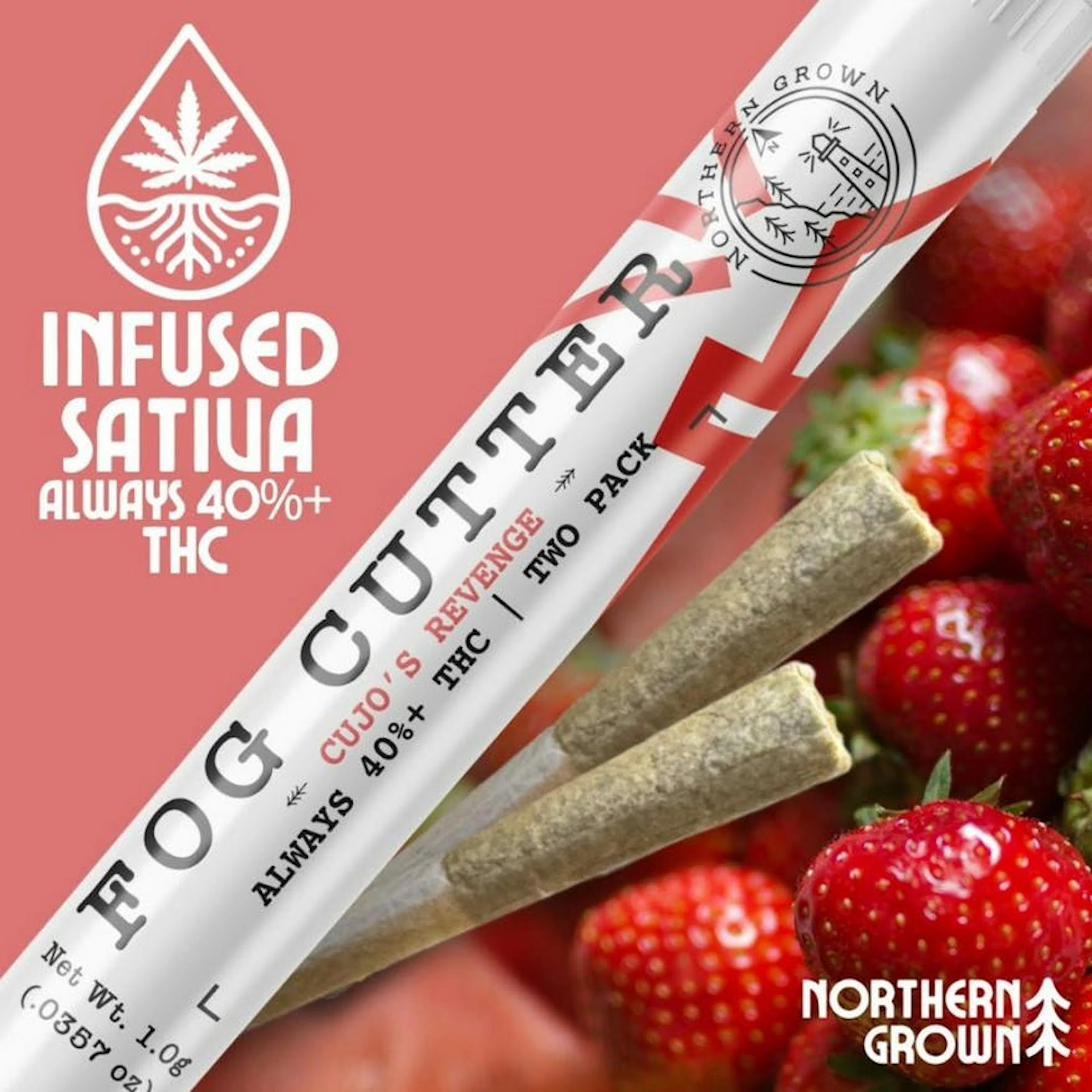 Cujo's Revenge (S) | Fog Cutter | 0.5g 2pk Infused Pre-Rolls