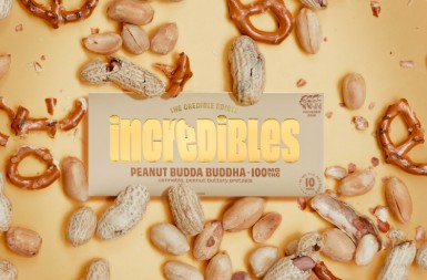 Peanut Budda Buddha | Incredibles | 100mg 20pk Chocolate Bar