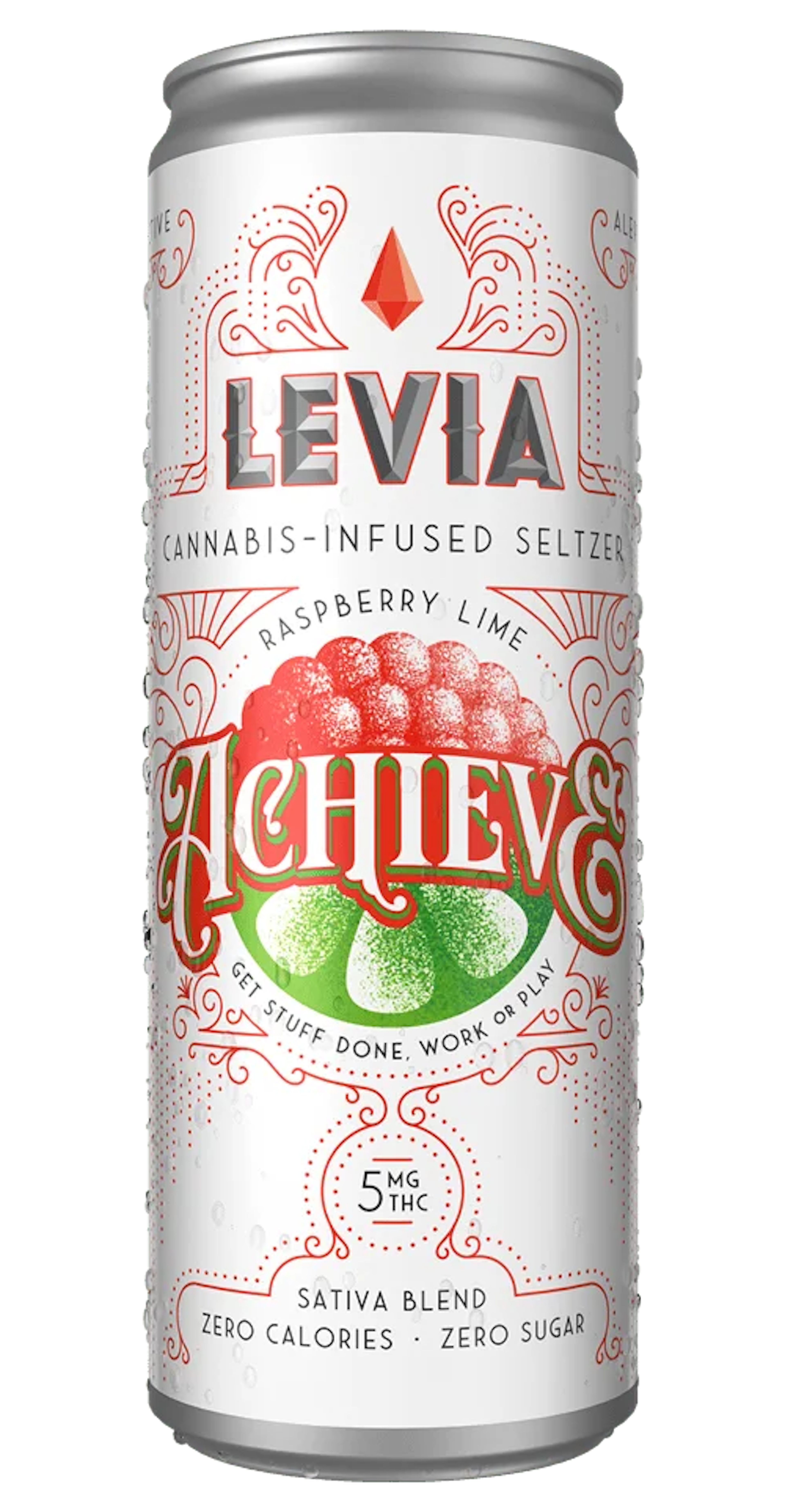 Achieve - Raspberry Lime (S) | Levia Seltzers 5mg Singles