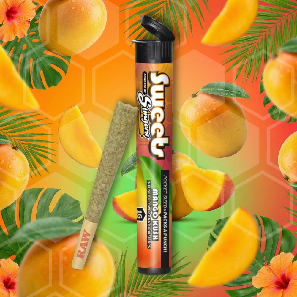 Mango Kush (H) | Stingers Sweets | 1g Infused Pre-roll