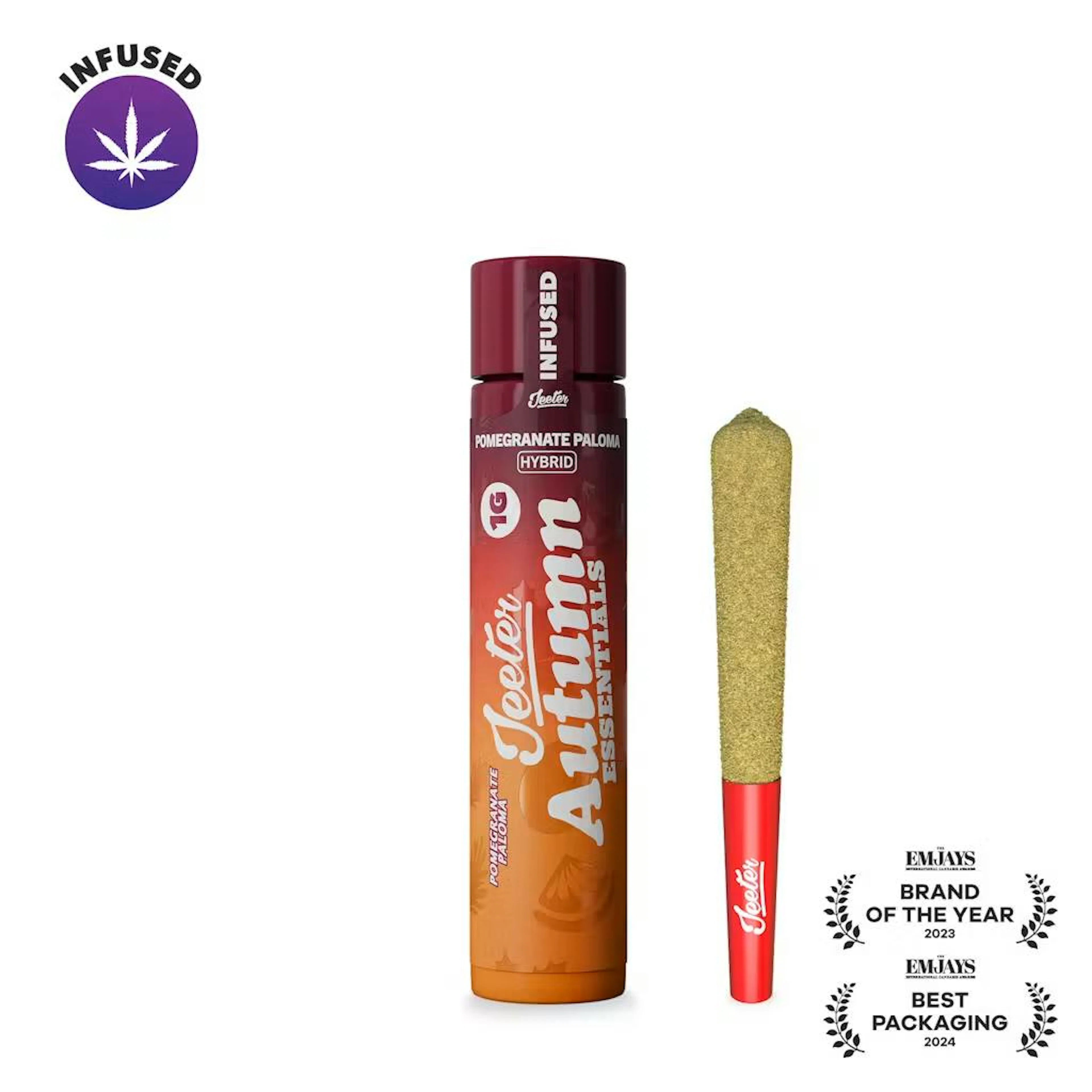 *Autumn Essentials* Pomegranate Paloma (H) | Jeeter | 1g Infused Pre-Roll