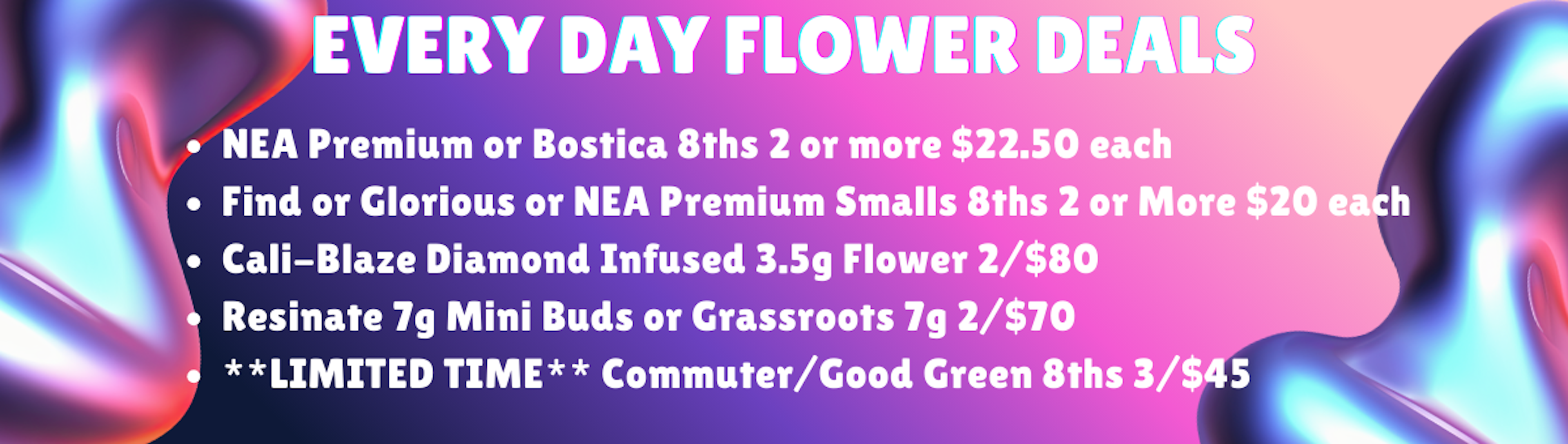 EVERY DAY FLOWER DEALS