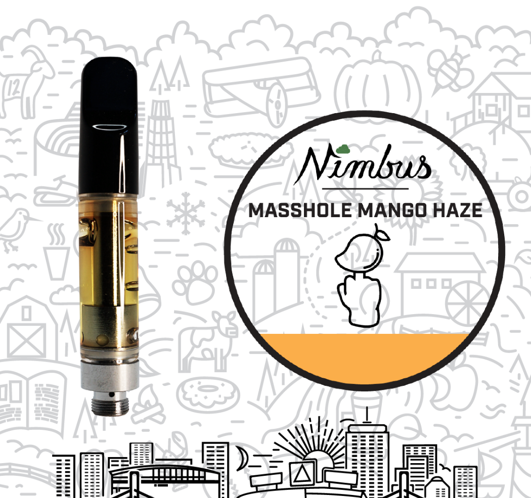 Masshole Mango Haze (S) | Nimbus | 1.0g 510 Cartridge 