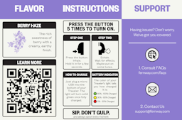 Berry Haze (I) | Fernway | Disposable  - 0.3g image (2/3)