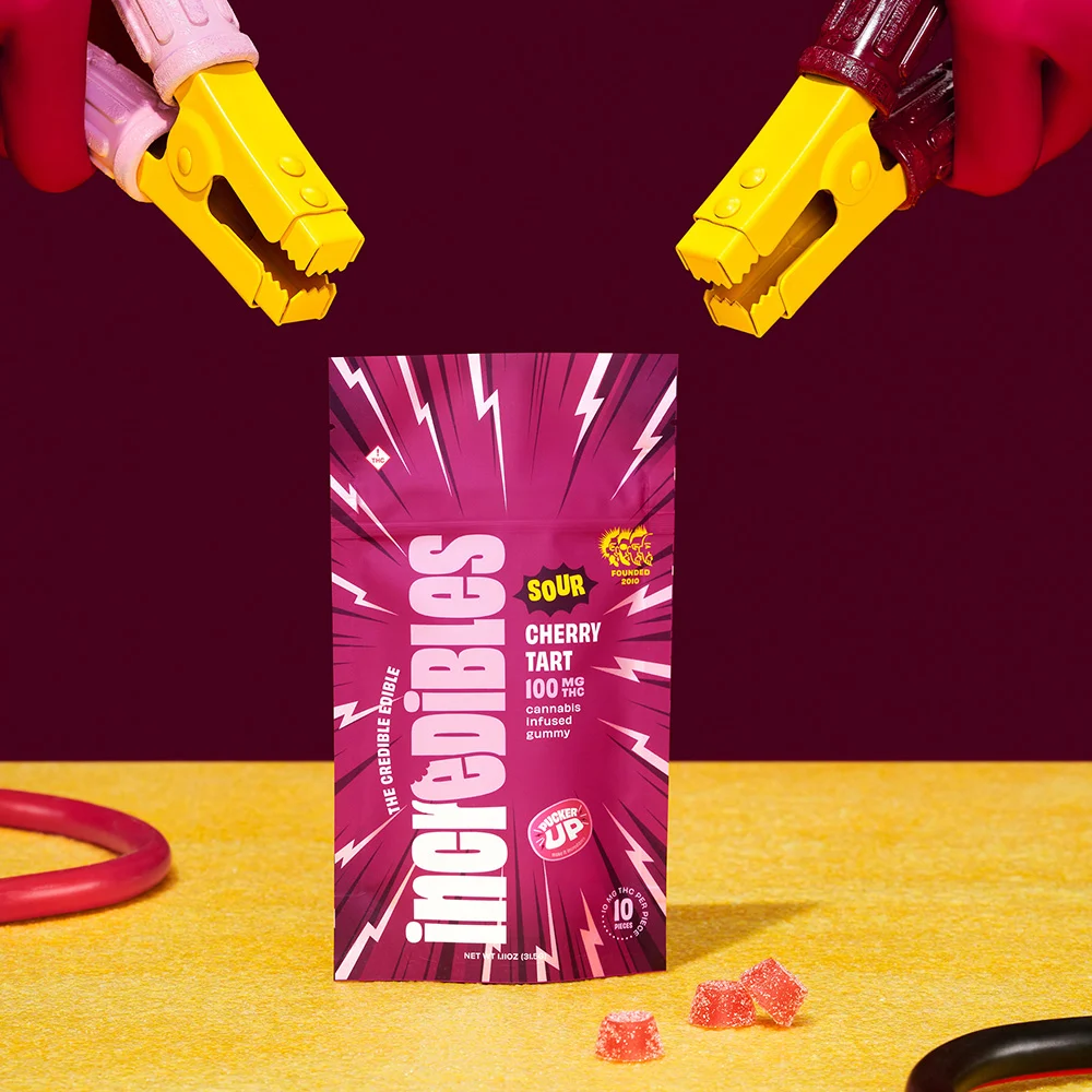 Sour Cherry Tart (H) | Incredibles | 100mg 20pk Fast Acting Gummies
