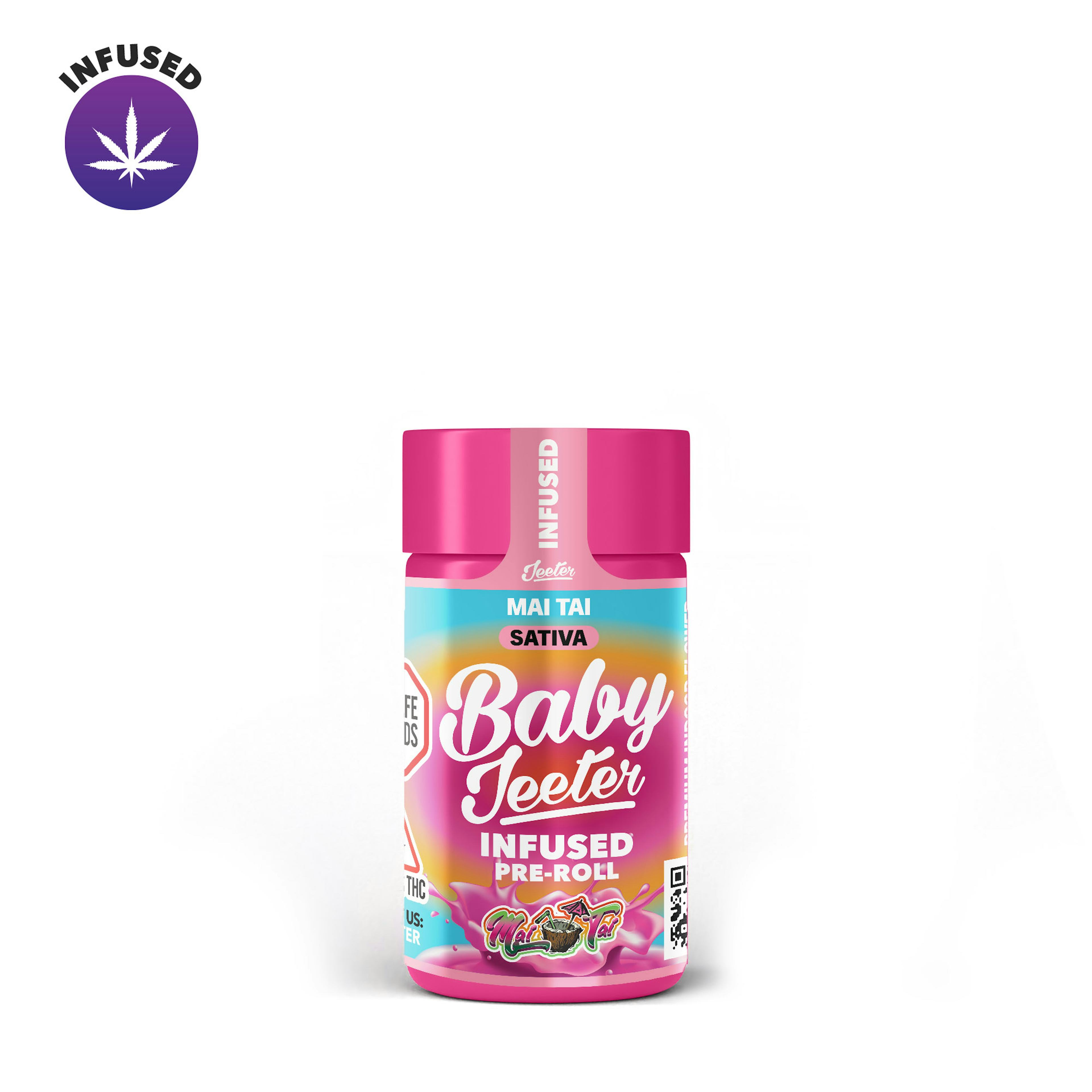 Mai Tai (S) | Baby Jeeter | 2.5g Multi-Pack Infused Pre-Rolls