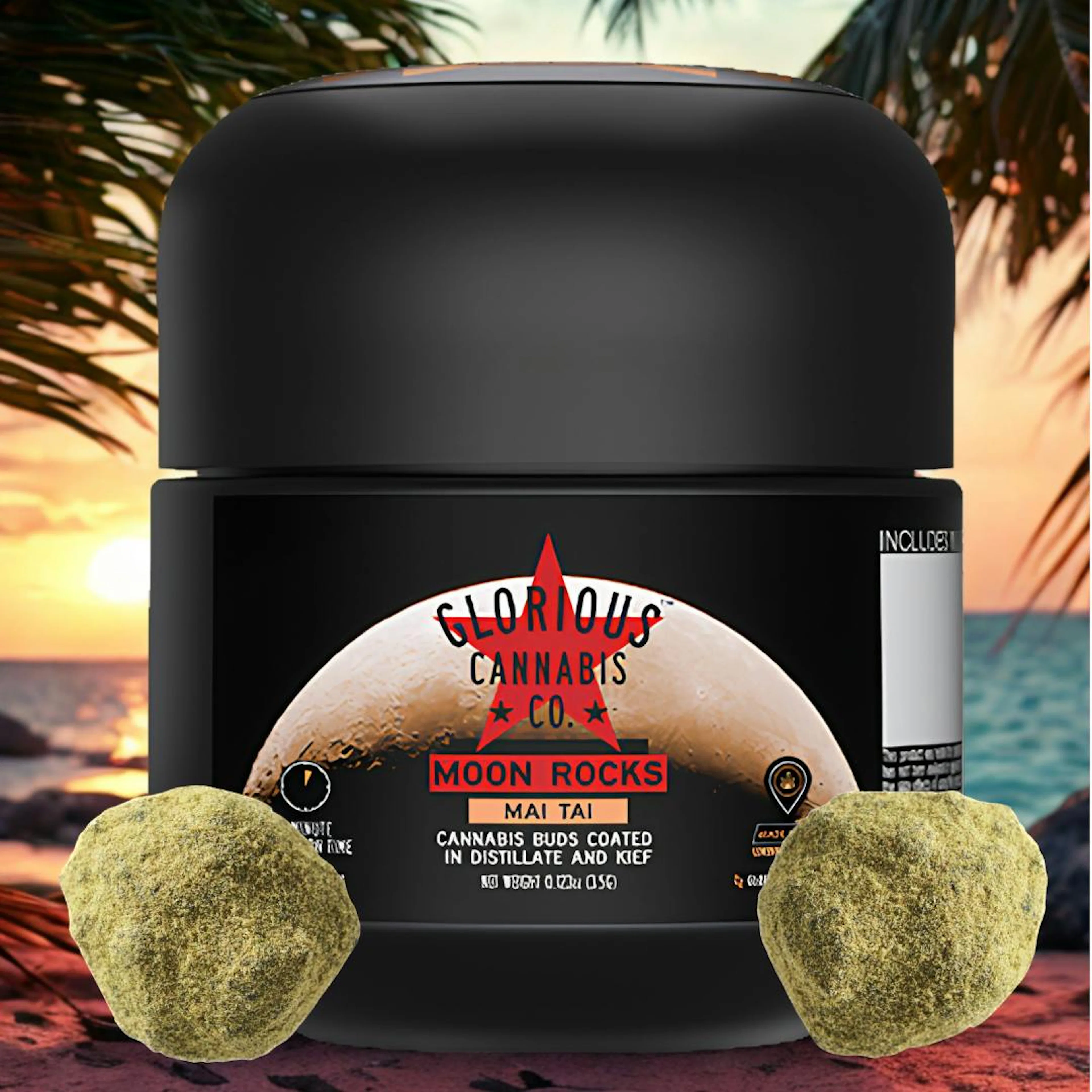 Mai Tai (H) | Glorious Cannabis | 3.5g Moon Rocks