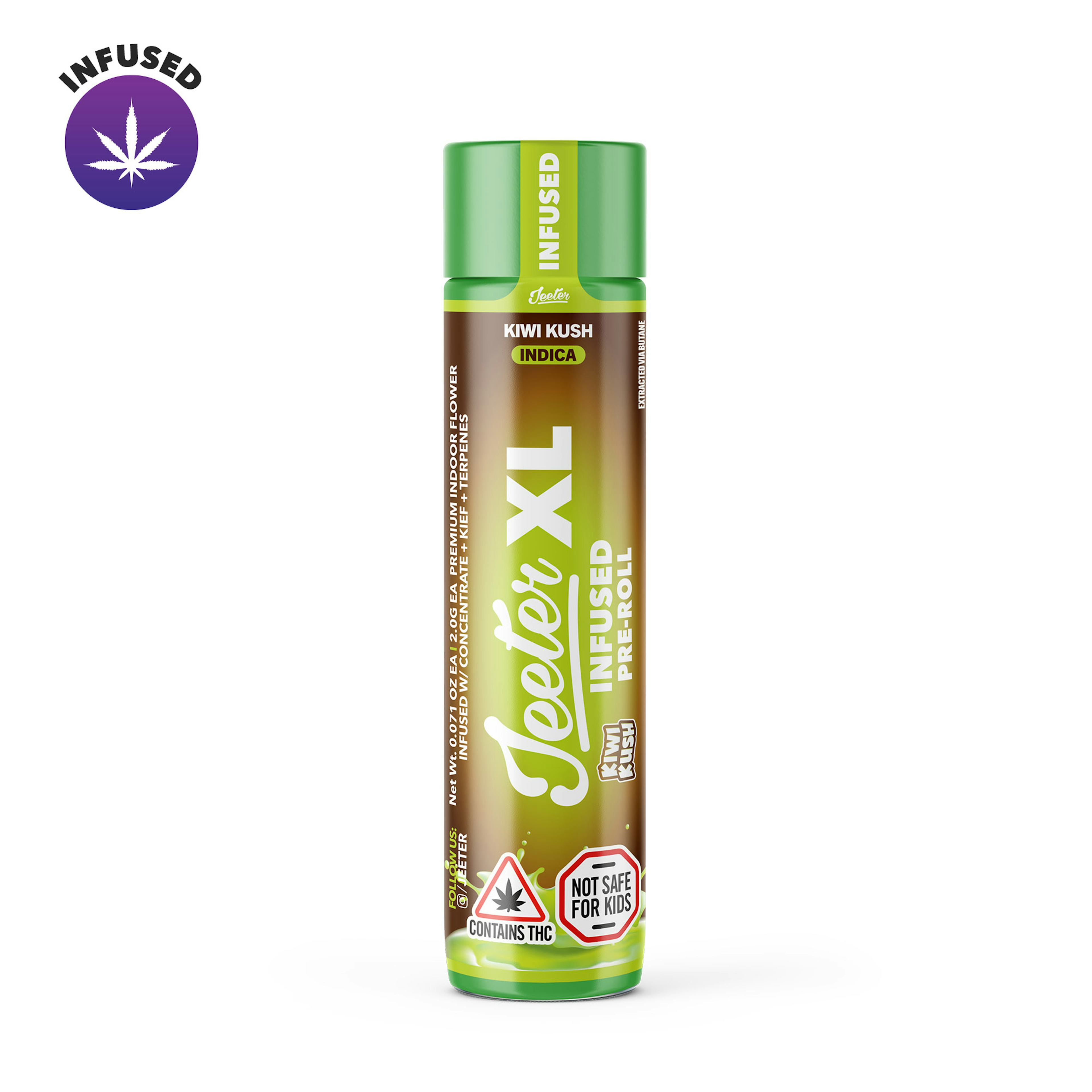 Kiwi Kush (I) | Jeeter XL | 2g Infused Pre-Roll