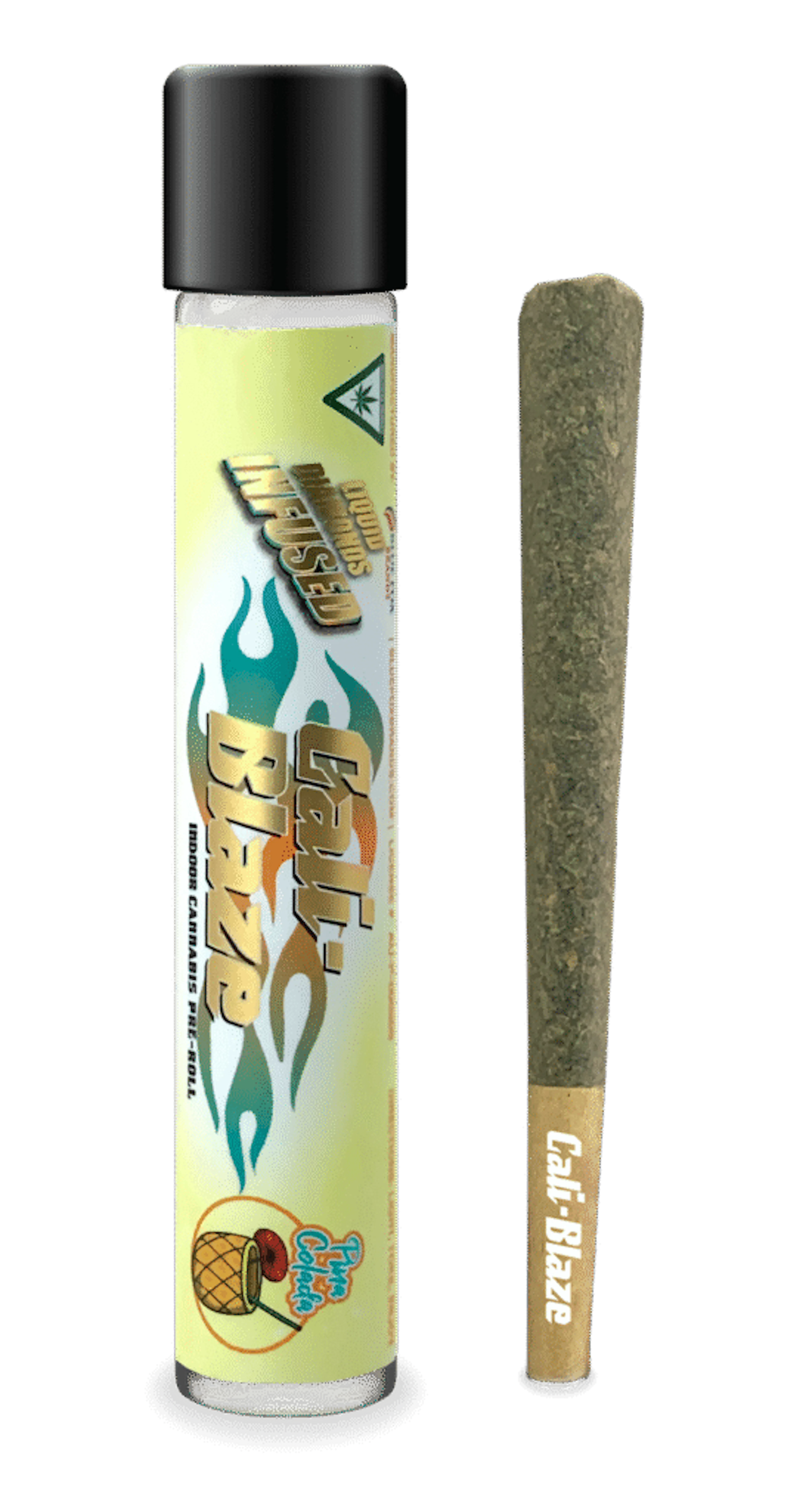 Pina Colada (S) | Cali-Blaze Liquid Diamonds | 1.2g Infused Pre-Roll