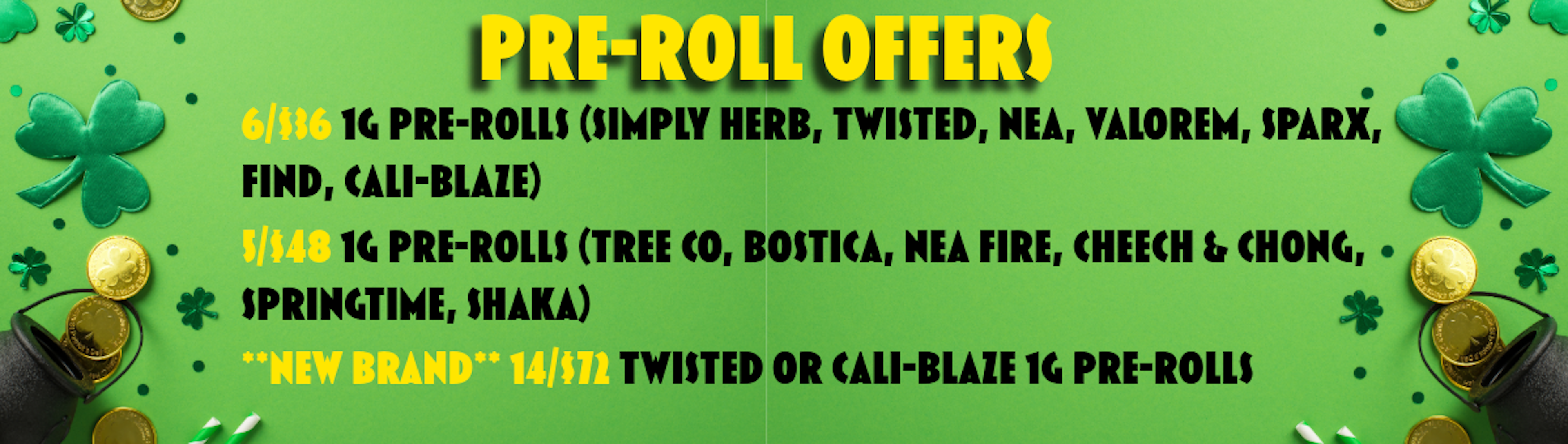 MARCH PREROLL OFFER