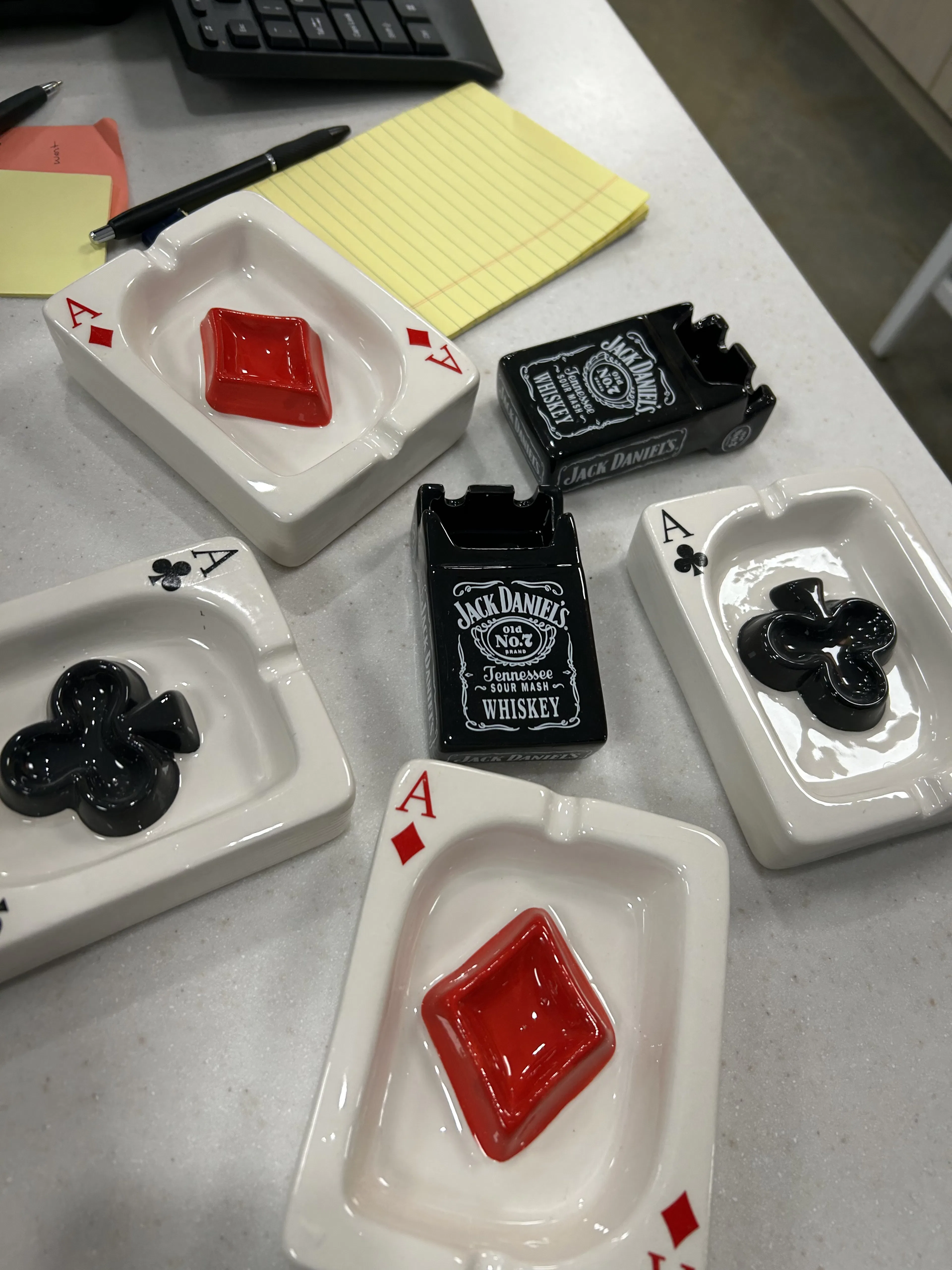 Carddeck /Jack Daniels Ashtray