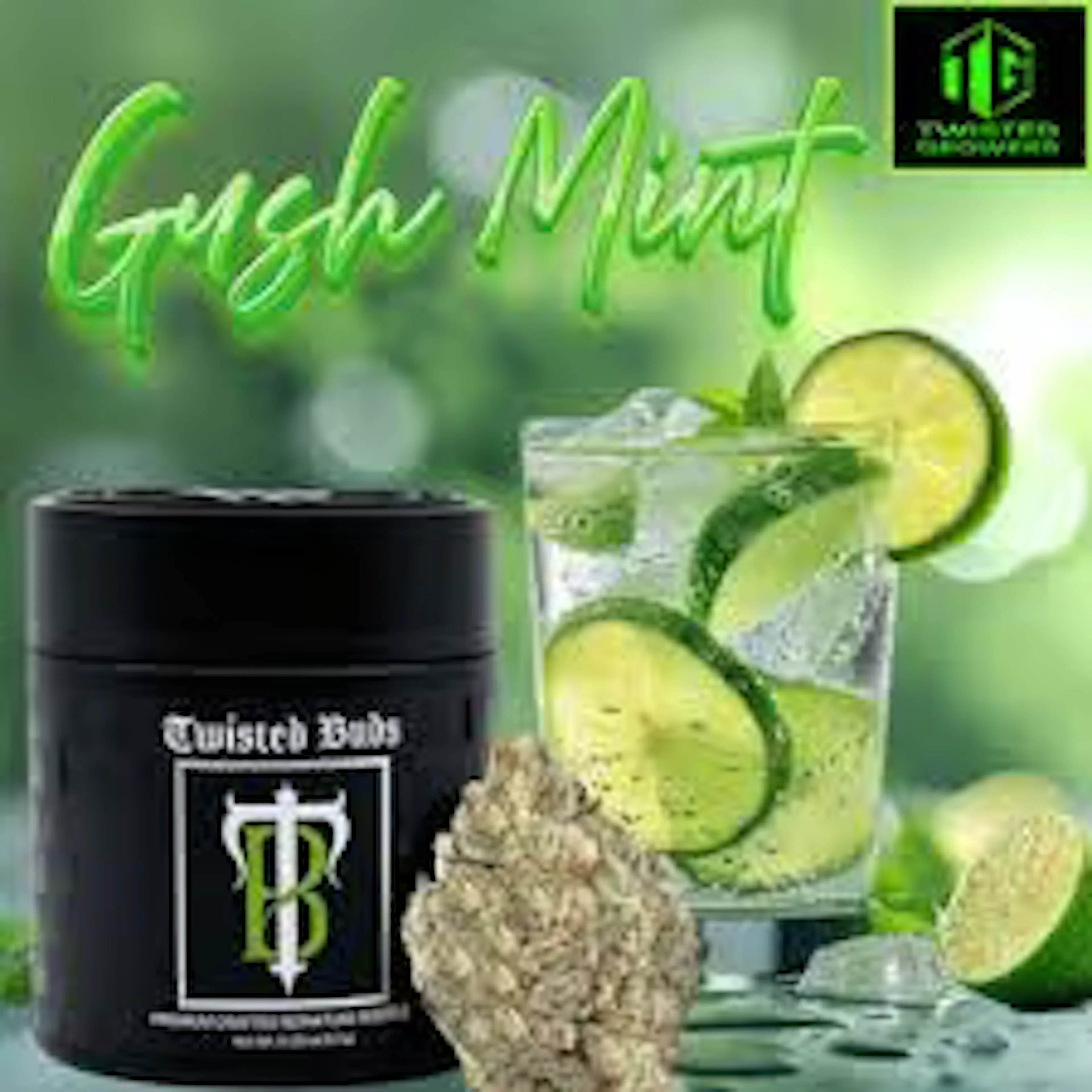 Gush Mintz (IH) | Twisted Buds | 3.5g Flower