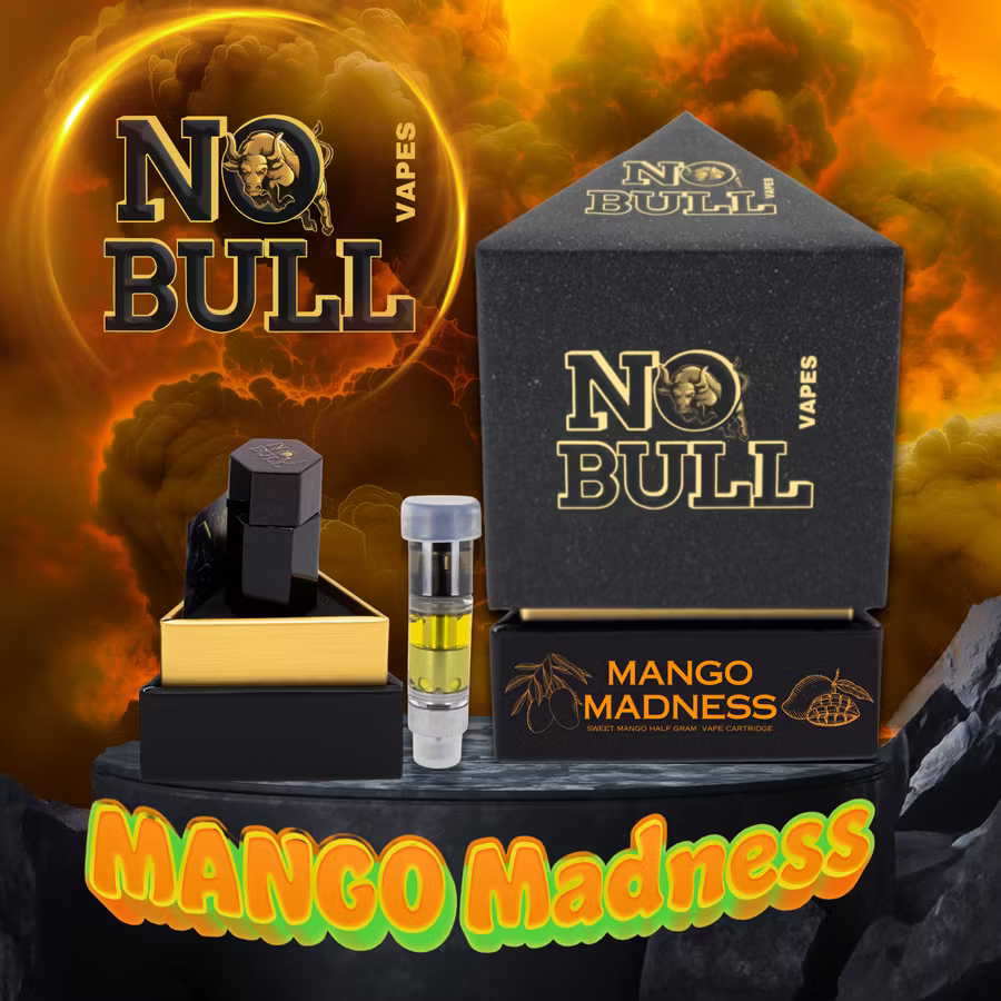 Mango Madness (IH) | No Bull | 1g 510 Liquid Diamond Cartridge