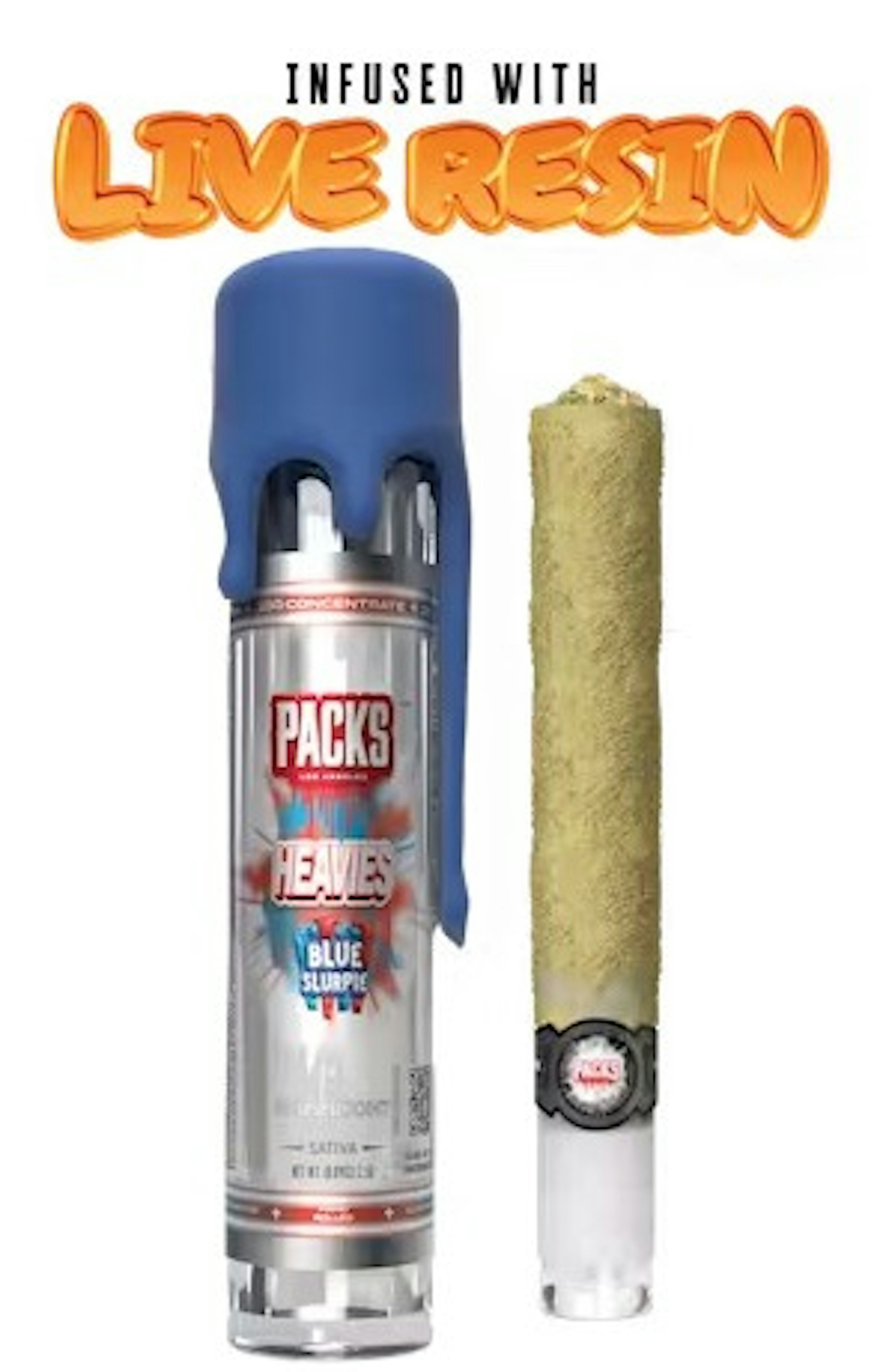 Blue Slurpie (S) | Packs LA | 2.5g Heavies Infused Pre-Roll