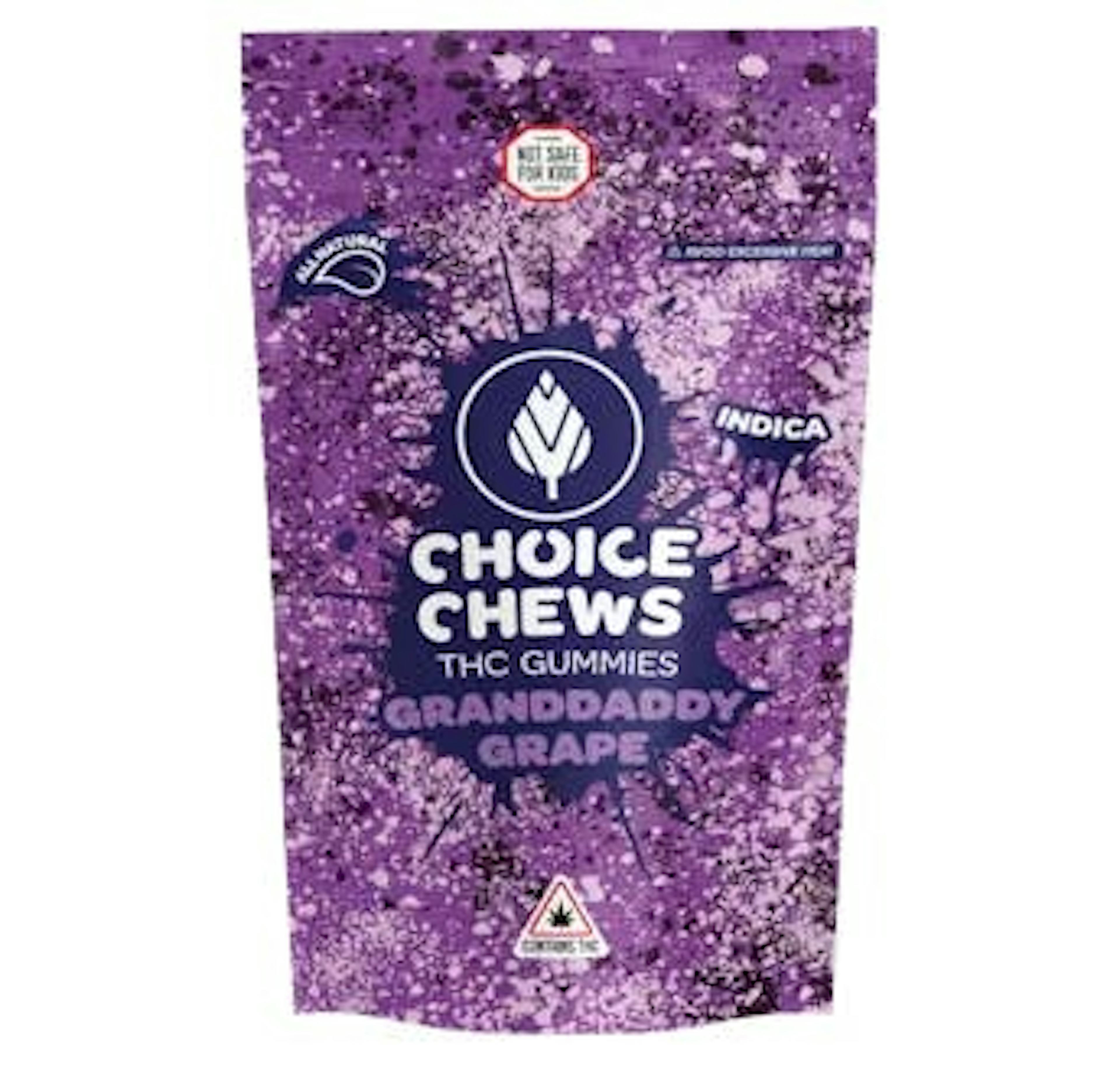 Granddaddy Grape (I) | Choice Chews | 100mg 20pk Gummies