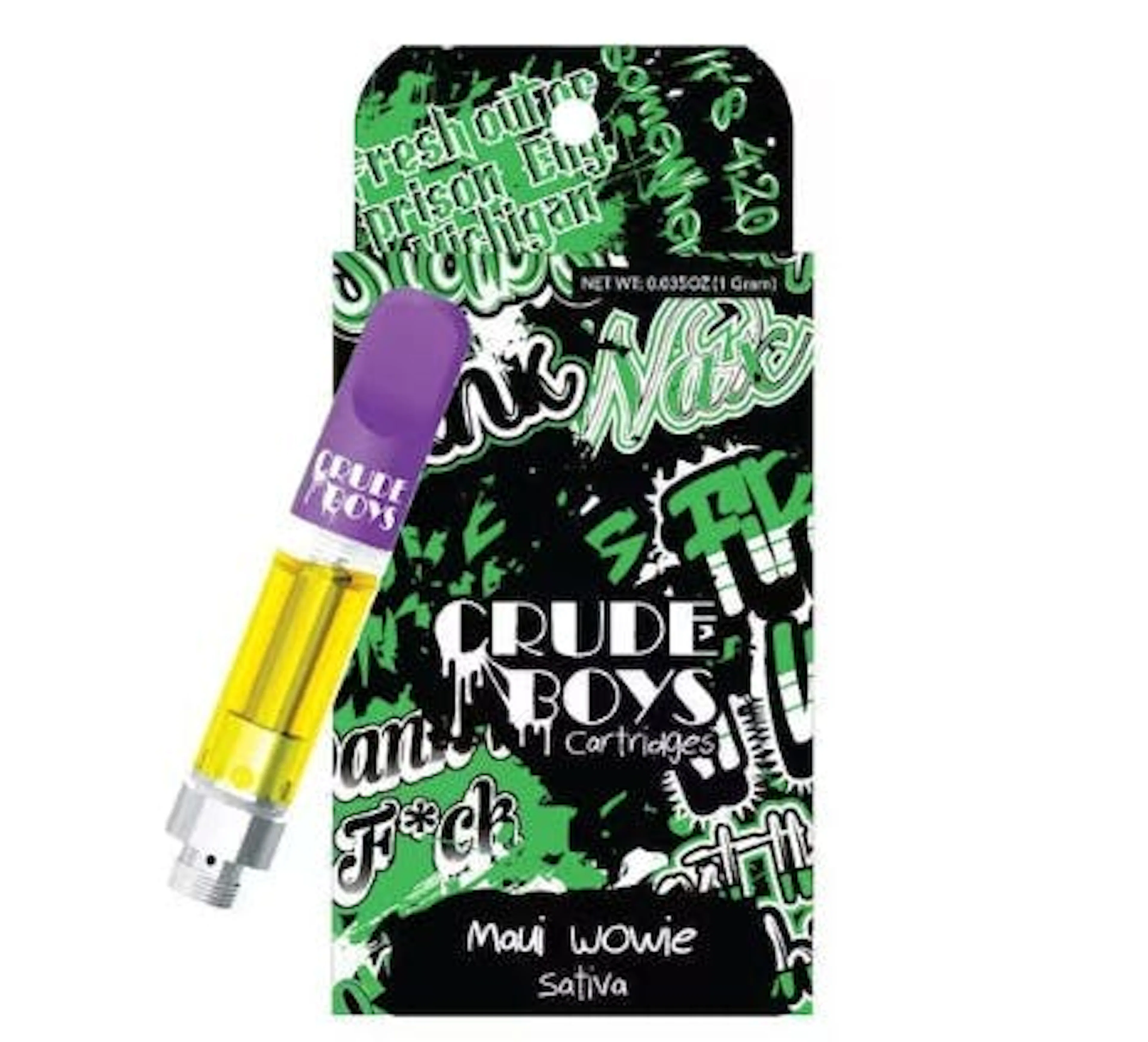 Maui Wowie (S) | Crude Boys | 1g 510 Cartridge