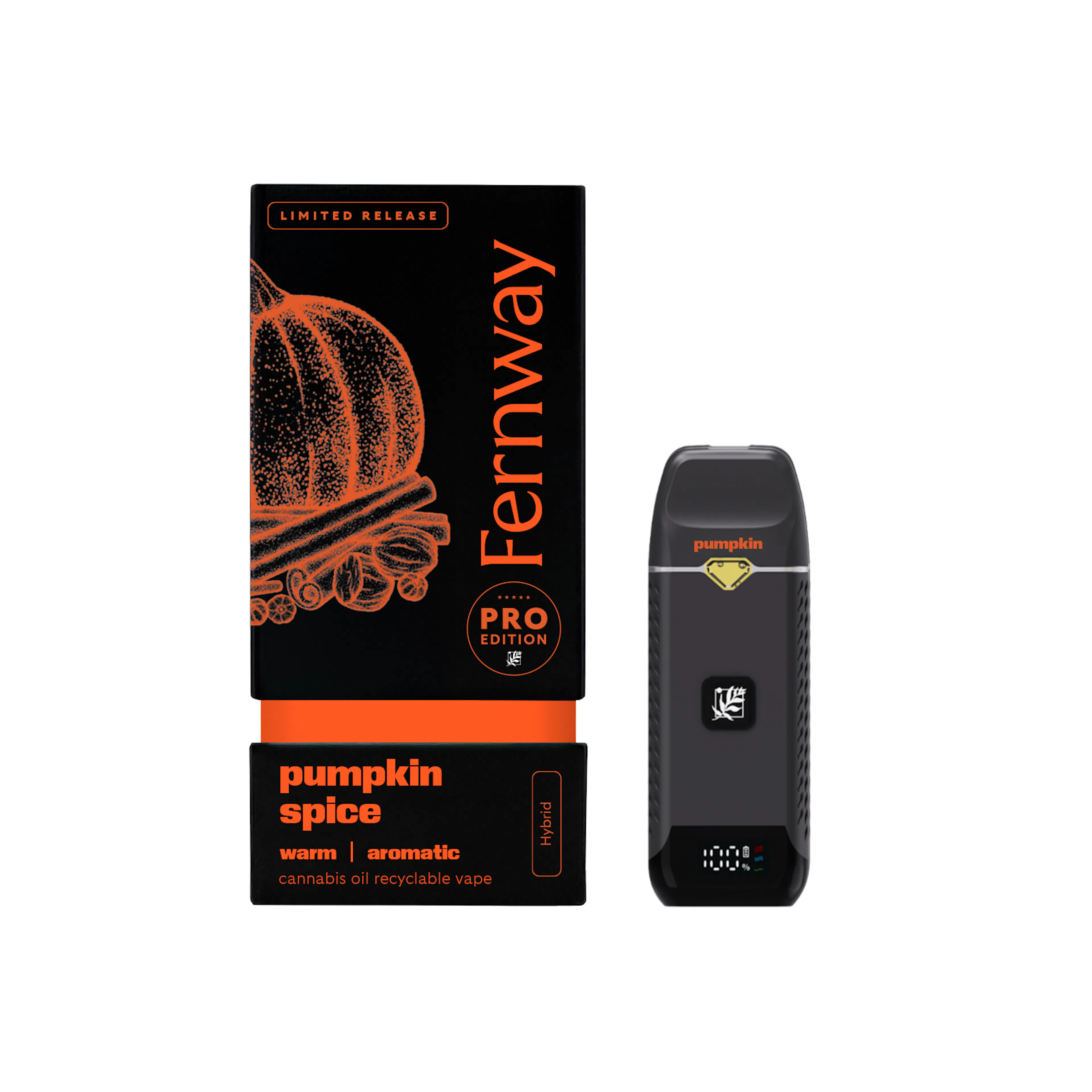 Pumpkin Spice (H) | Fernway Traveler Pro | 1g Disposable Cartridge