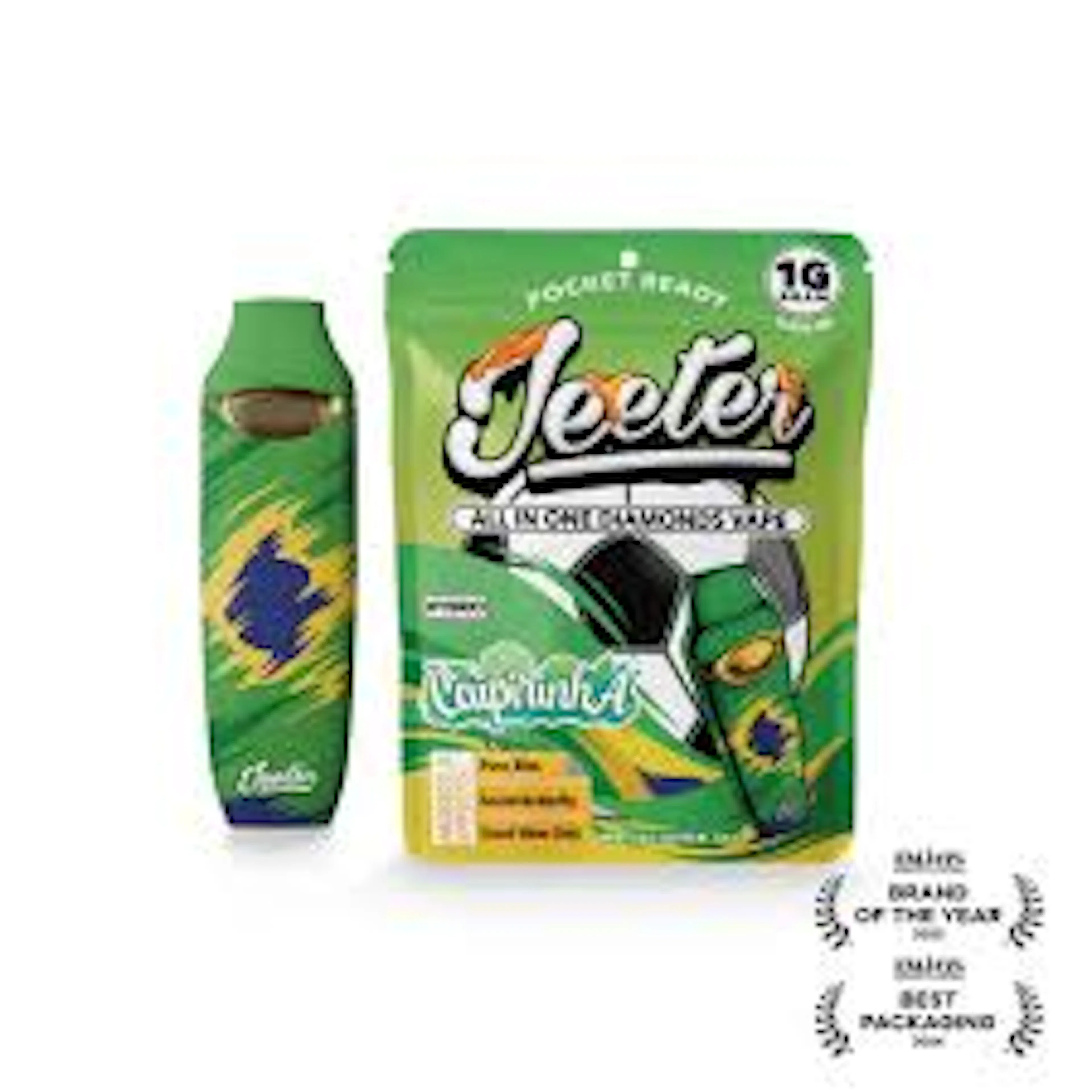 *LIMITED EDITION WC '26* Caipirinha (H) | Jeeter | 1g Disposable Liquid Diamond Cartridge